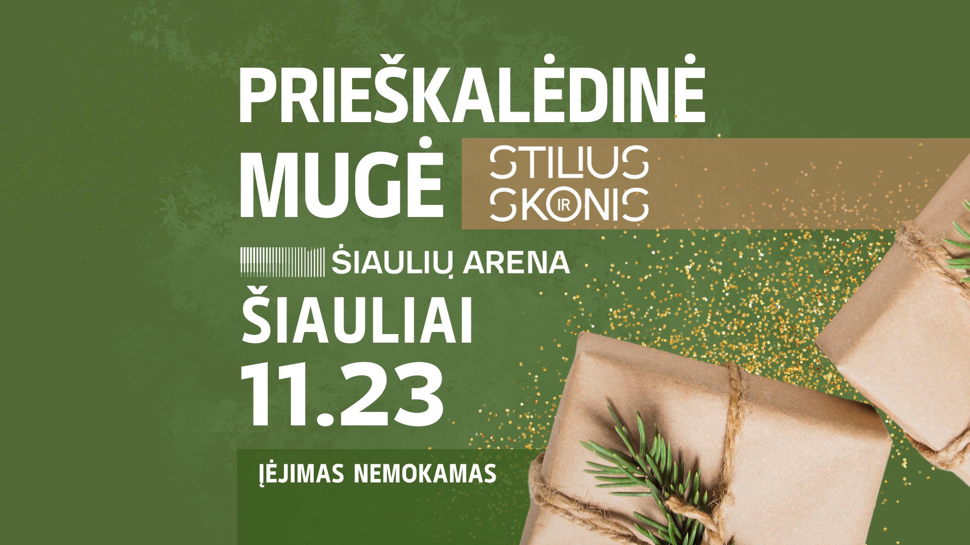 „Stilius ir Skonis“ prieškalėdinė mugė Šiauliuose 2025