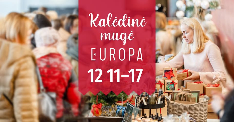 Kalėdinė mugė PC „Europa“ Vilnius