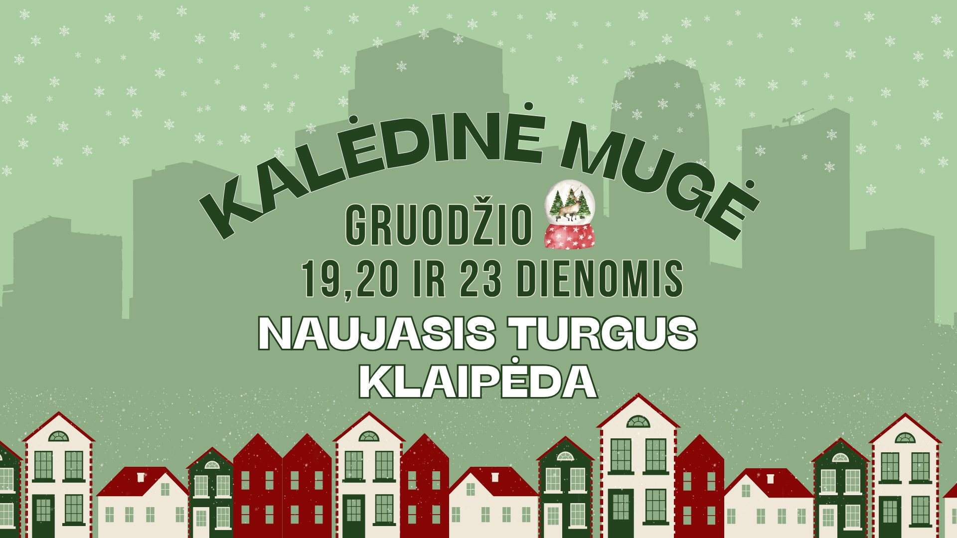 Kalėdinė mugė Naujajame turguje Klaipėdoje