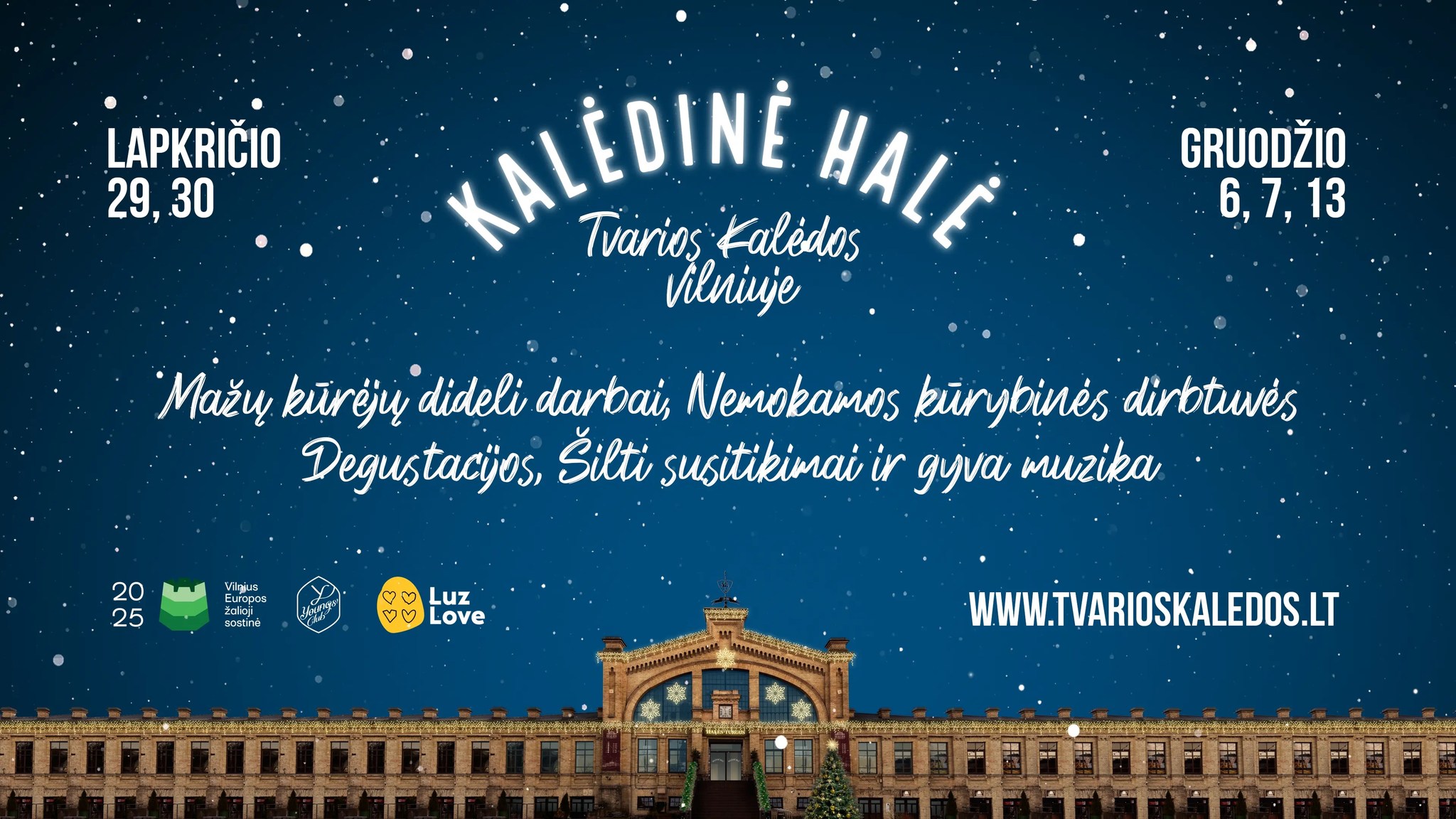 Kalėdinė Halė 2025 Vilniuje