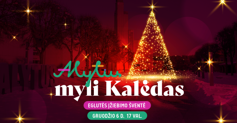 Tokių Kalėdų dar nebuvo - eglutės įžiebimas Alytuje 2025