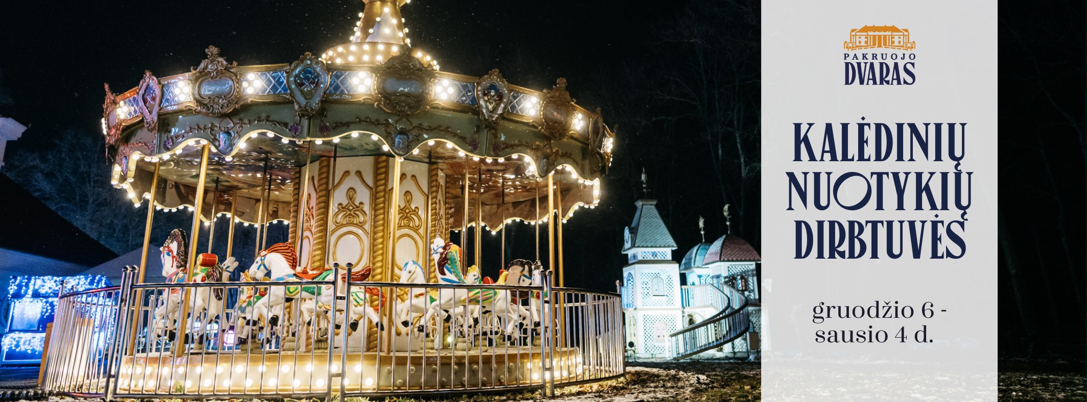 Kalėdinių nuotykių dirbtuvės Pakruojo dvare 2025
