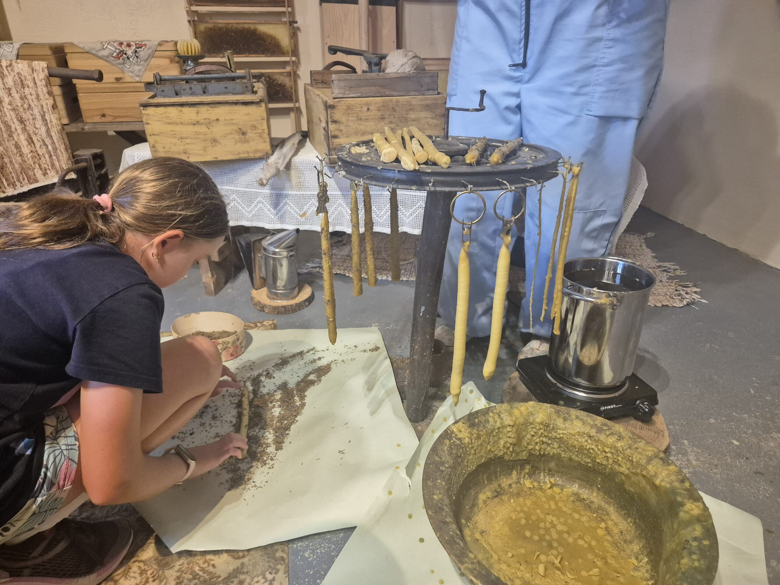 Bitininkės edukacija Pakruojo dvare