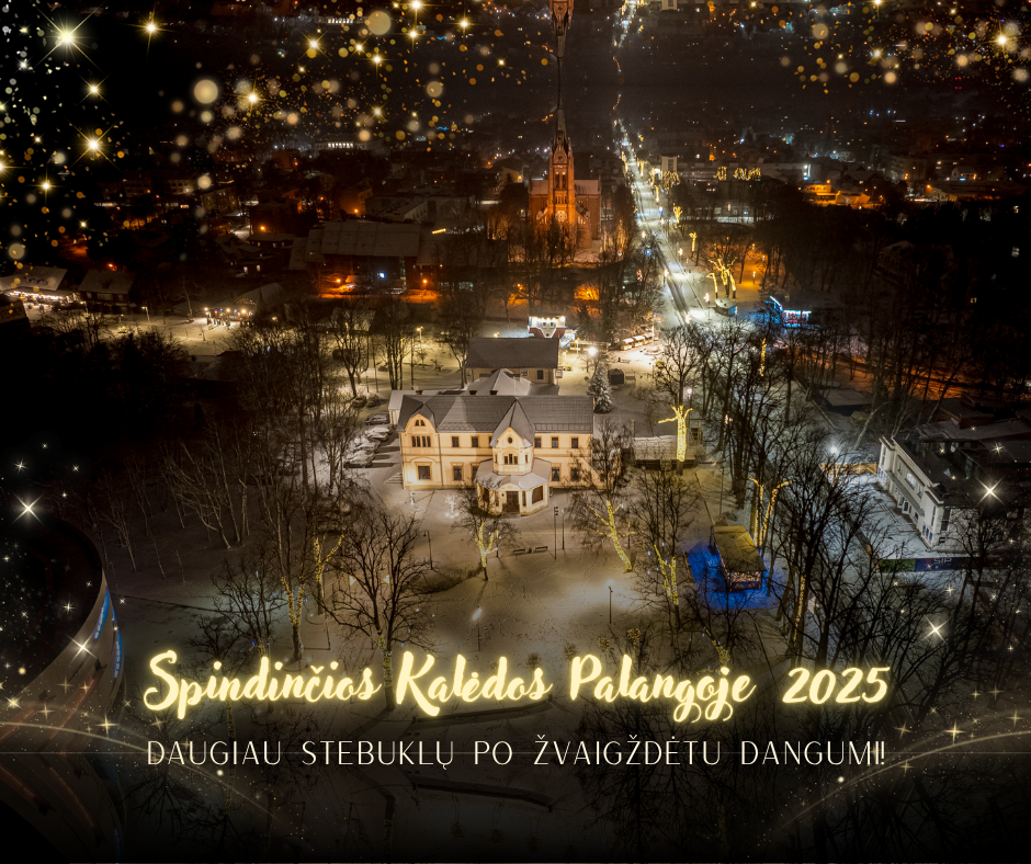 Spindinčios Kalėdos Palangoje 2025: šventinių renginių gidas