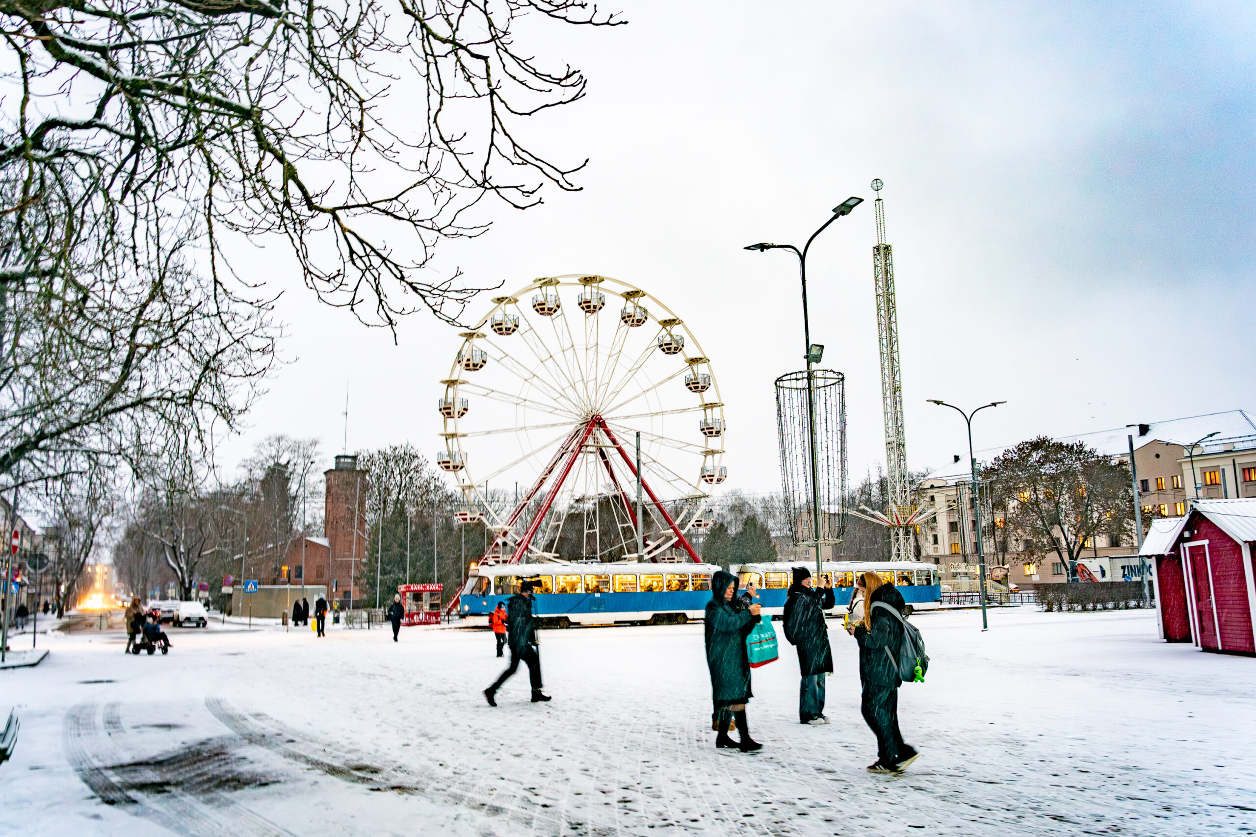 Kalėdinis tramvajus vaikams (nuotr. Margarita Vigule)