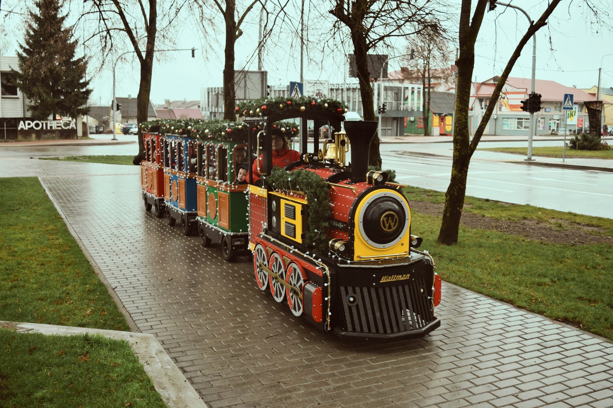 Nemokamas kalėdinis traukinukas Raseiniuose