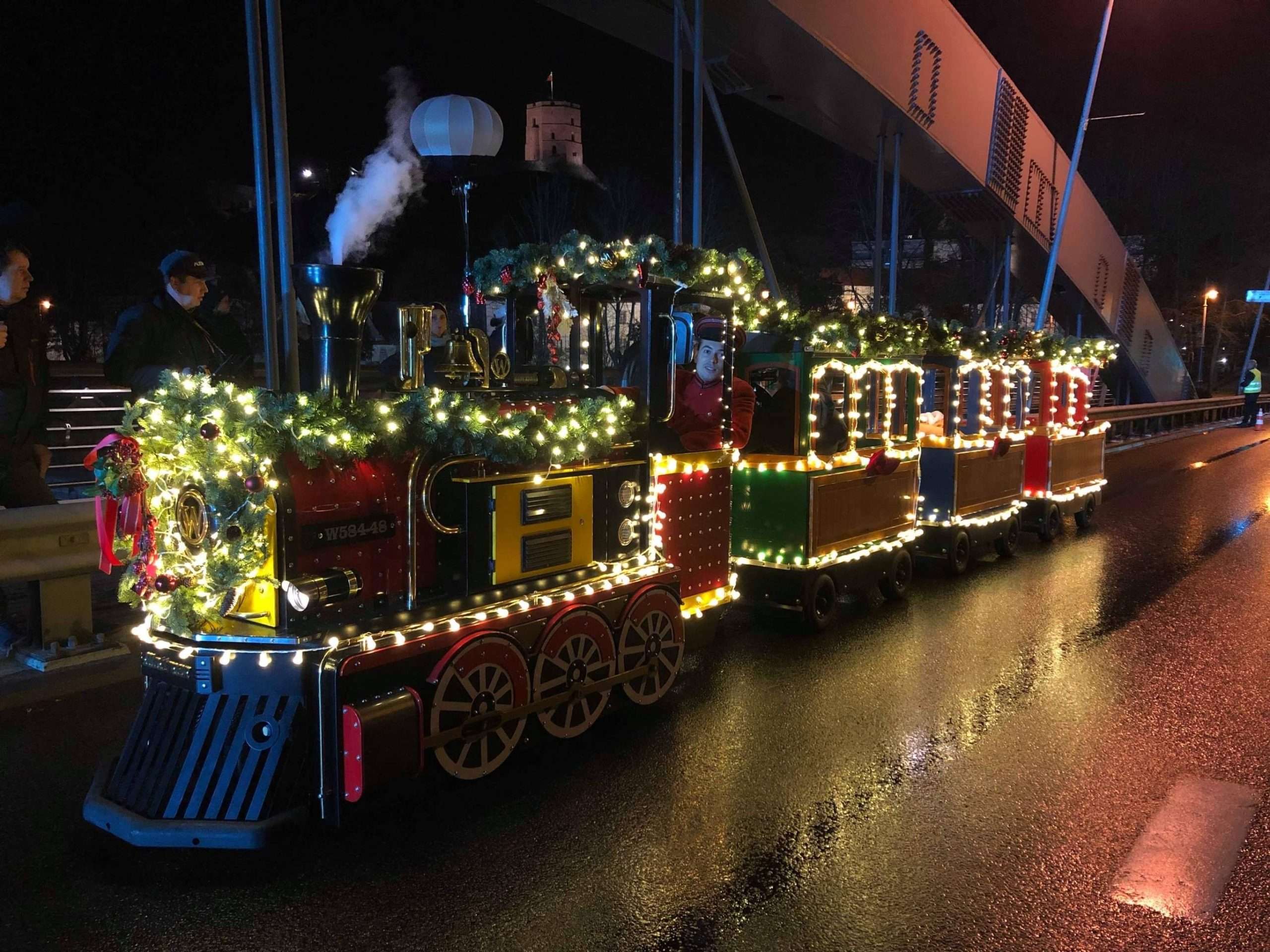Kalėdinis traukinukas Tauragėje