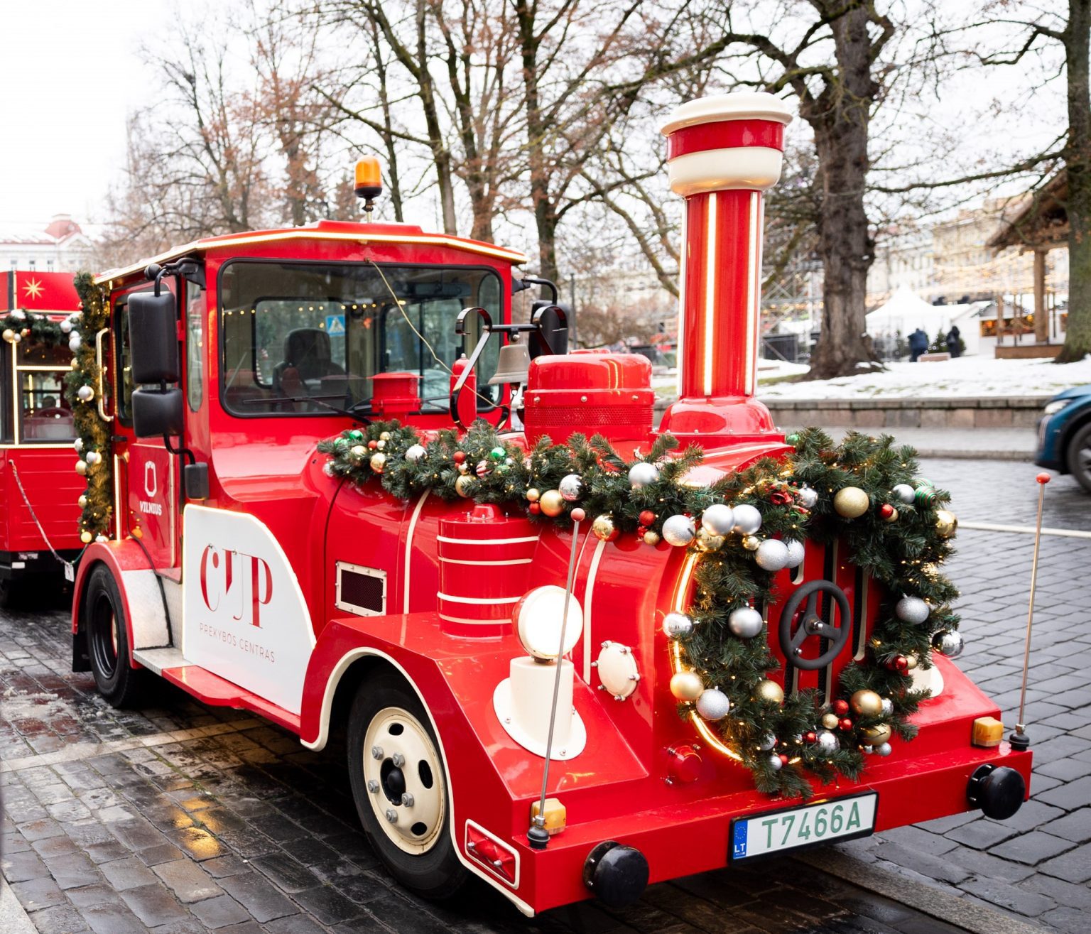 Kalėdinis traukinukas Vilniuje 2025