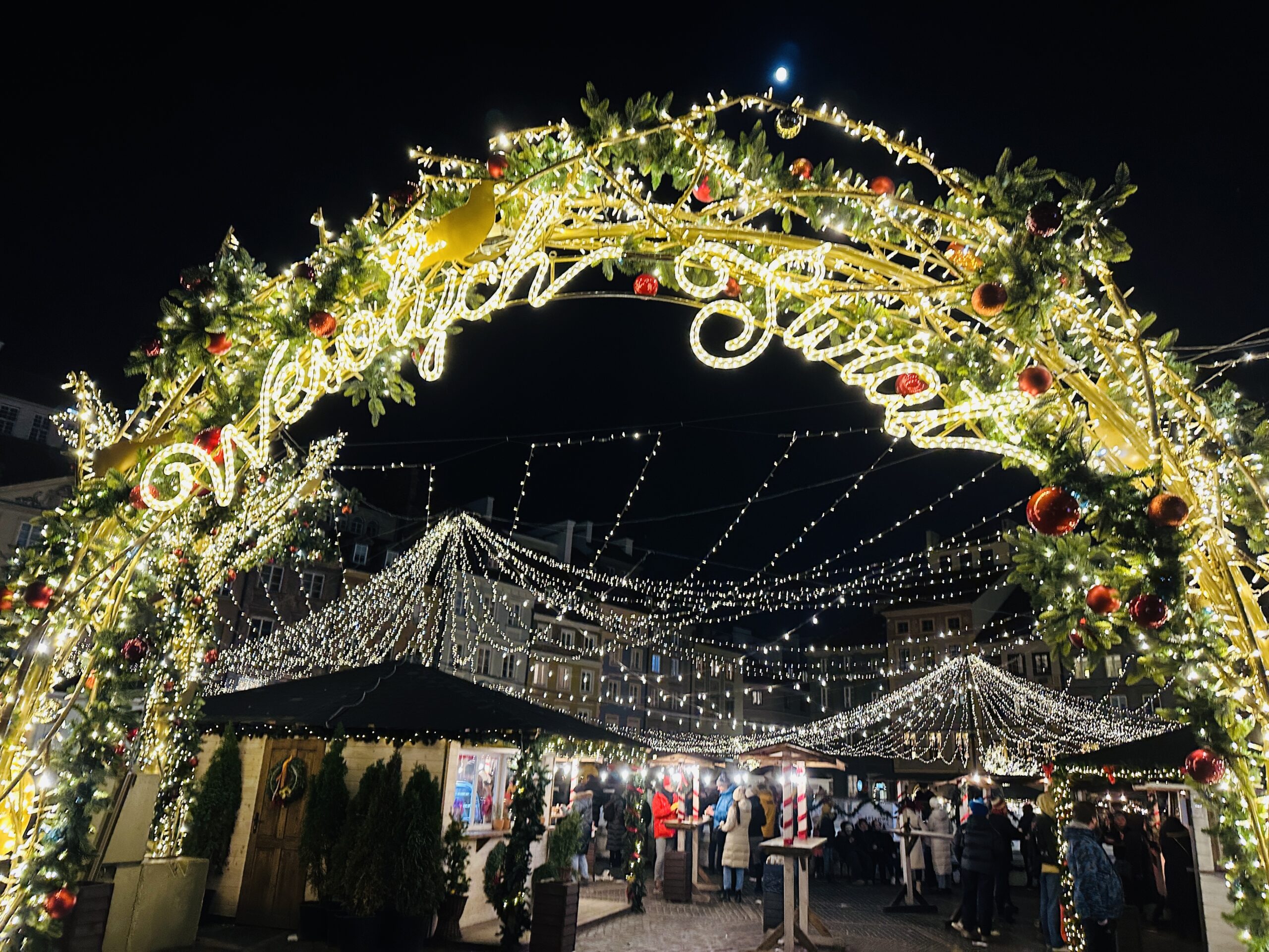 Kalėdinė atmosfera Varšuvoje