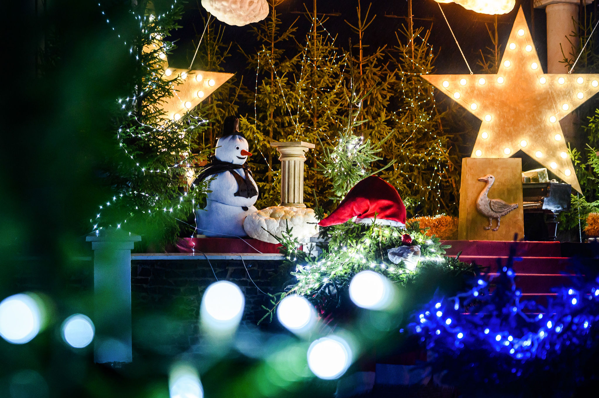 Šventiškai pasipuošęs Pakruojo dvaras