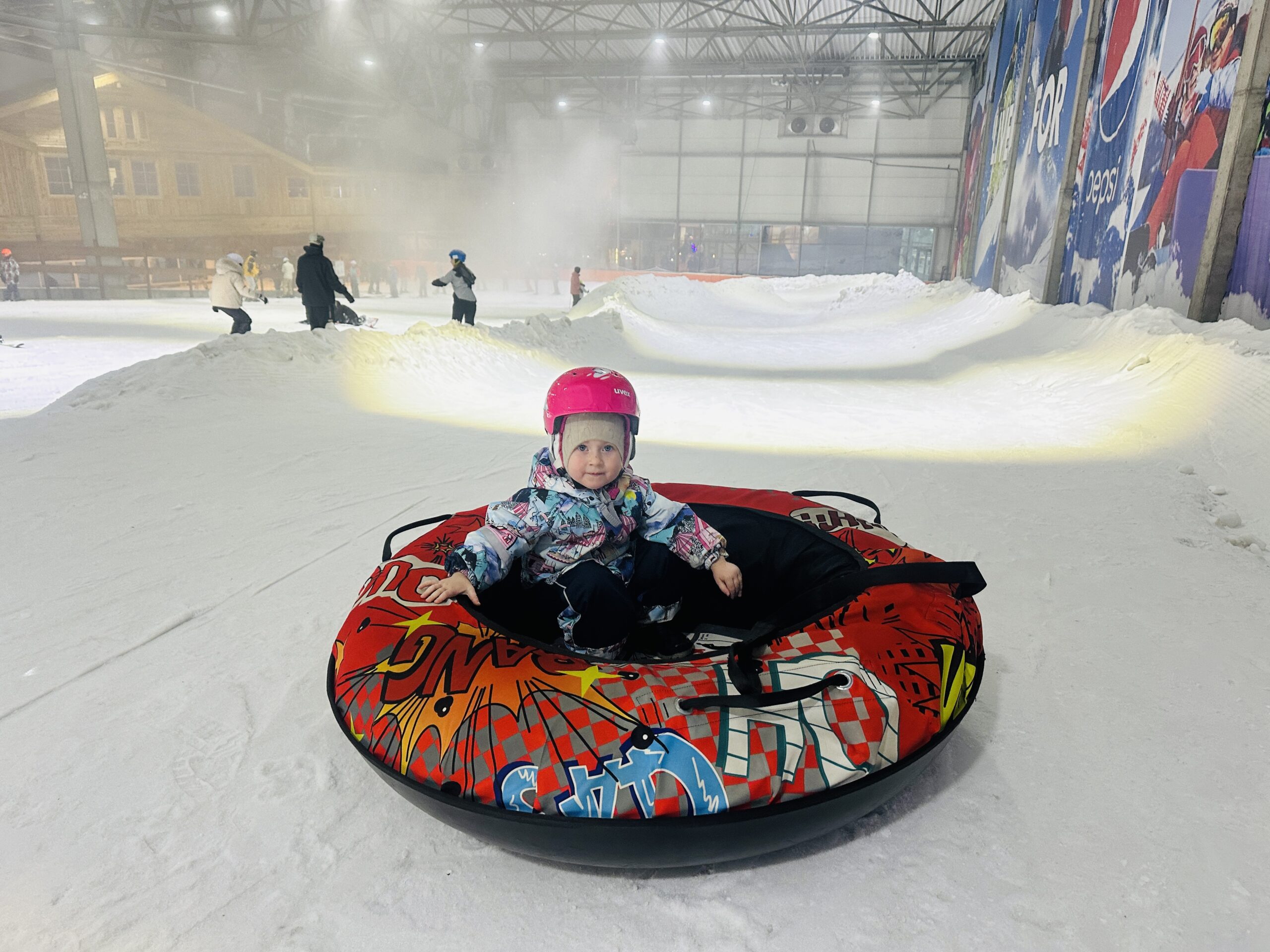 Snow arena Druskininkuose su vaikais