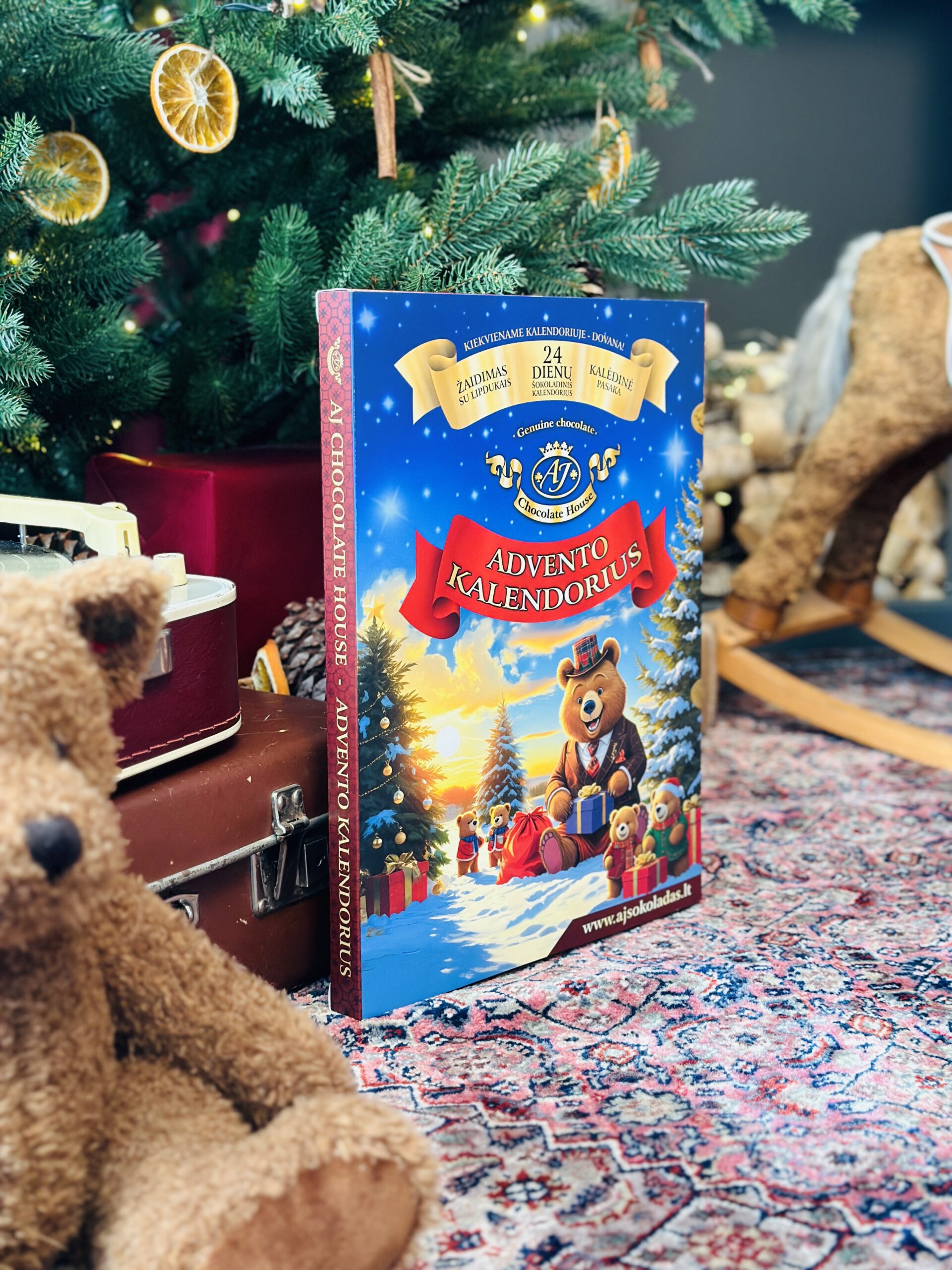 Kalėdinės AJ šokolado dovanų idėjos