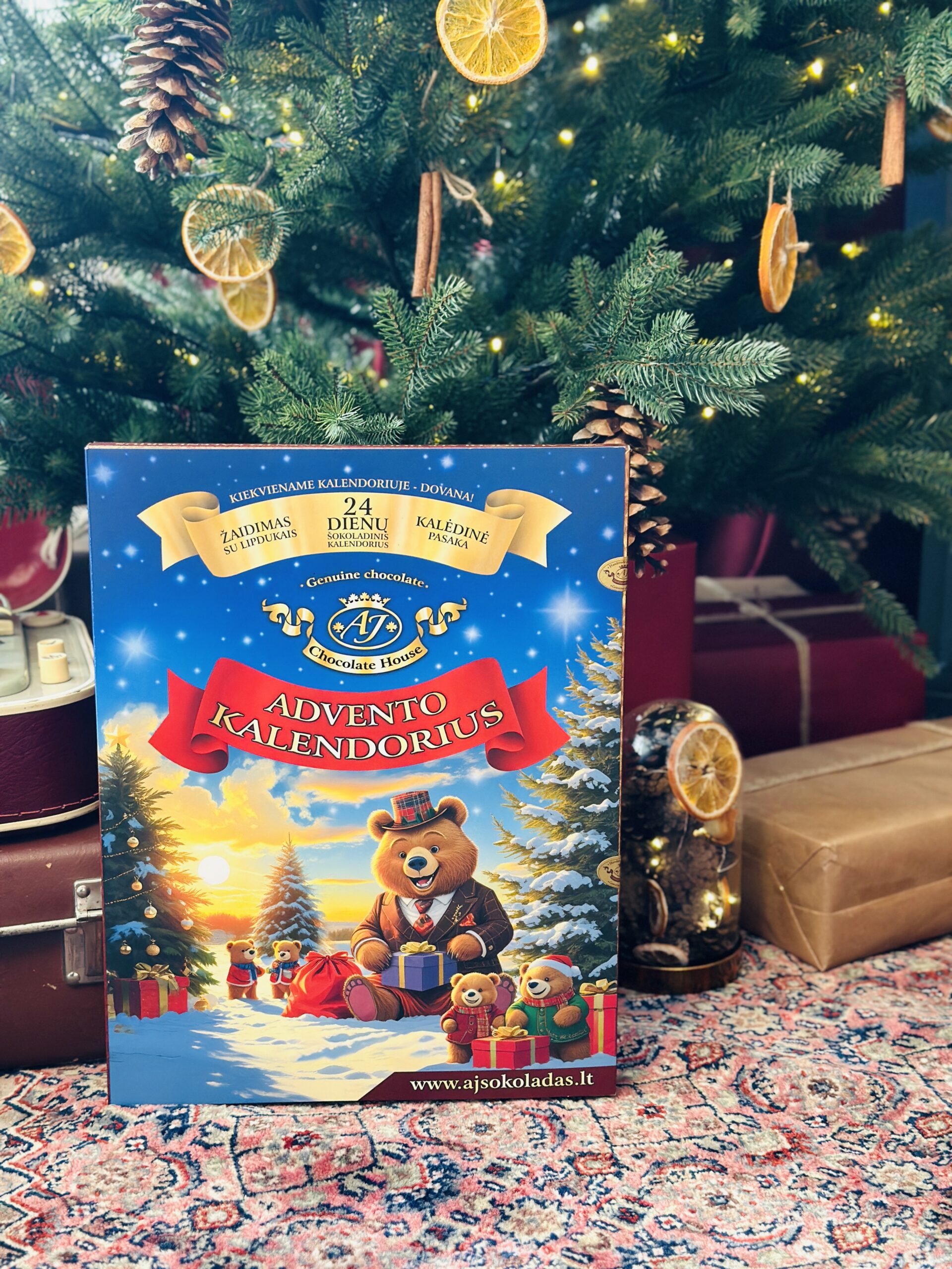Kalėdinės AJ šokolado dovanų idėjos
