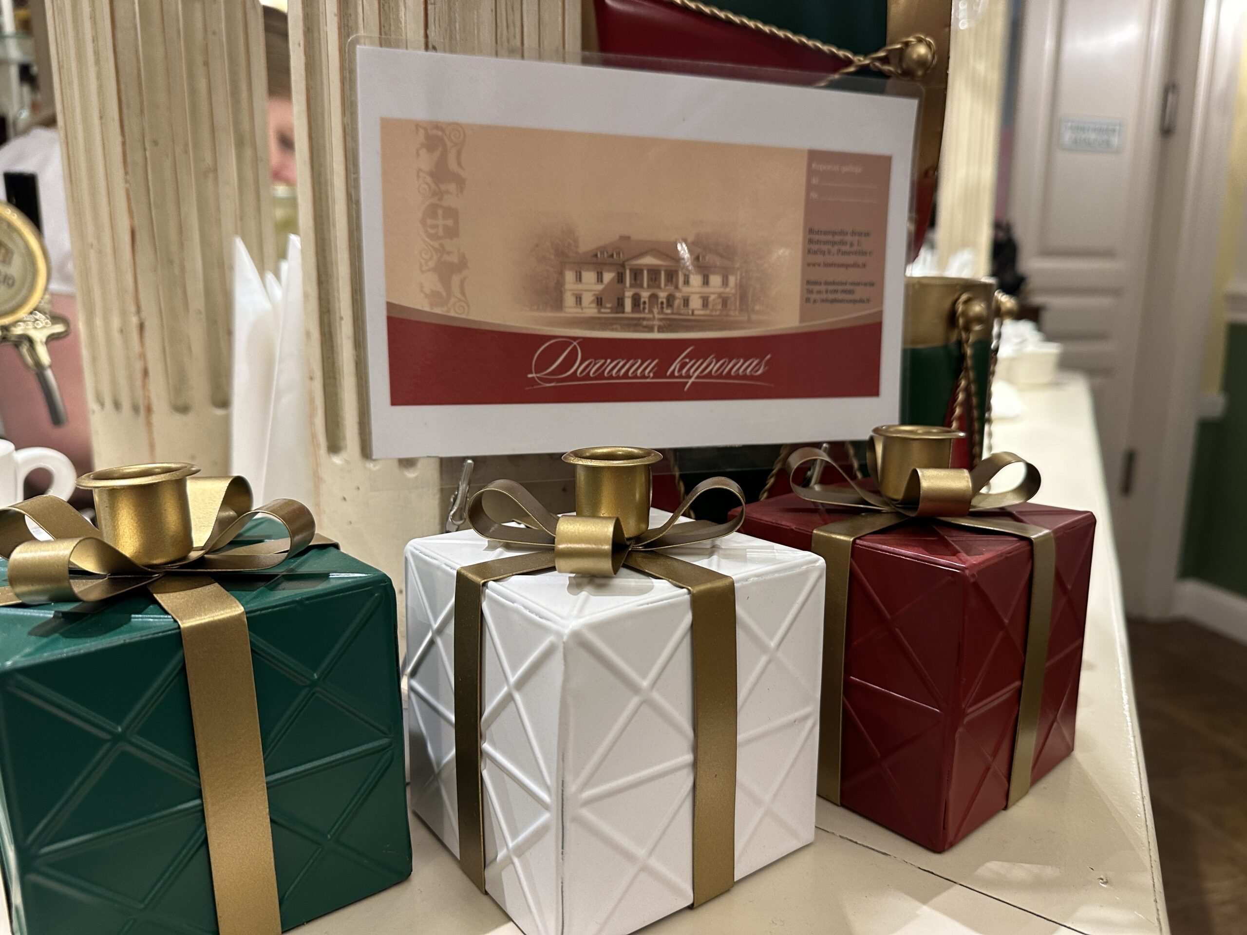 Bistrampolio dvaro dovanų kuponas