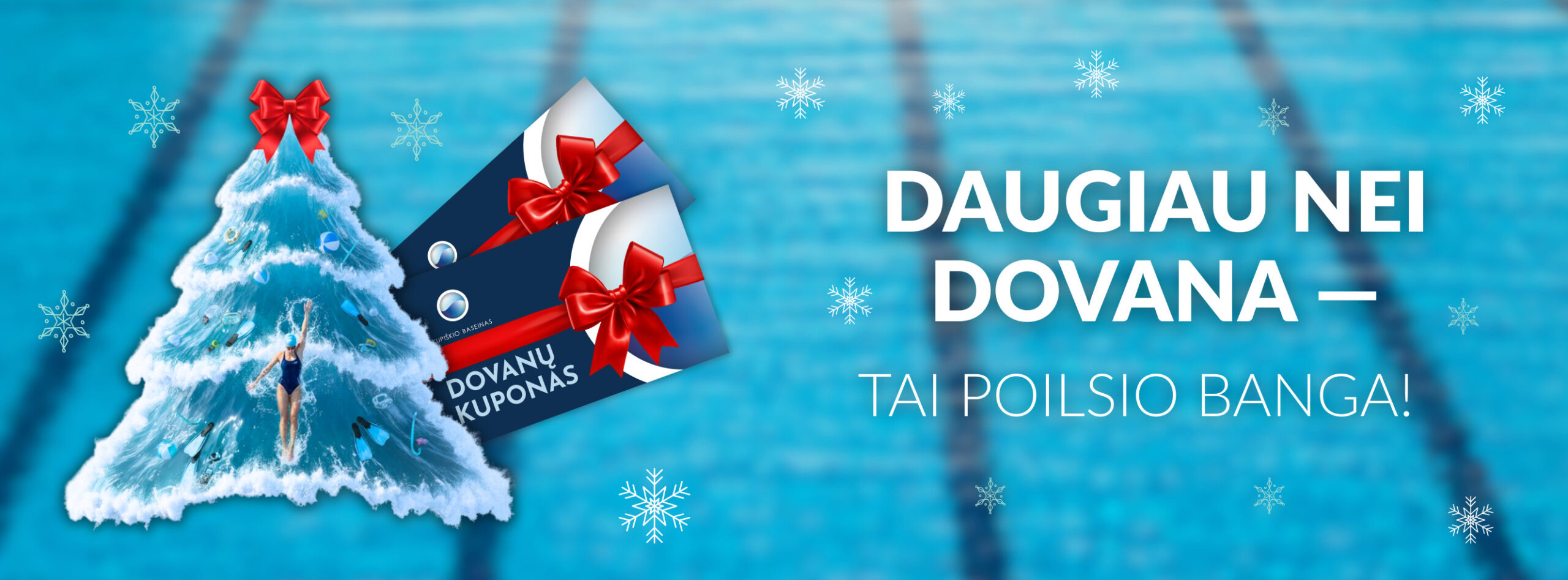 Klaipėdos baseino dovanų kuponai