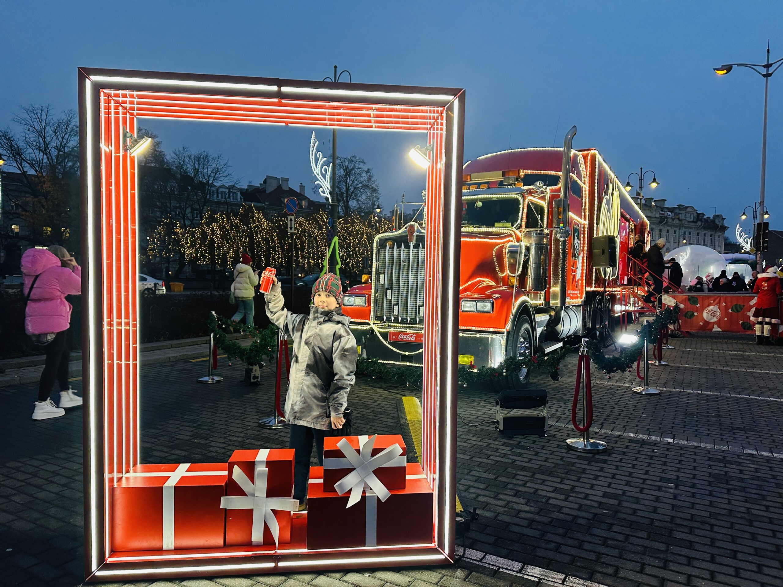 Coca-Cola karavanas Vilniuje Katedros aikštėje 2025