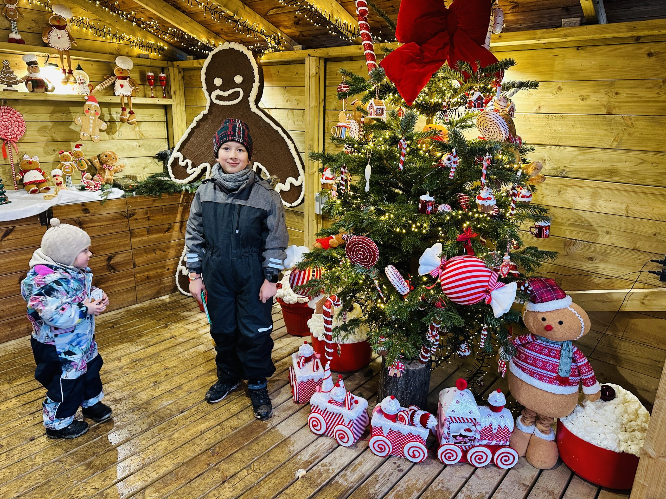 Kalėdinės pramogos Perlinių danielių parke