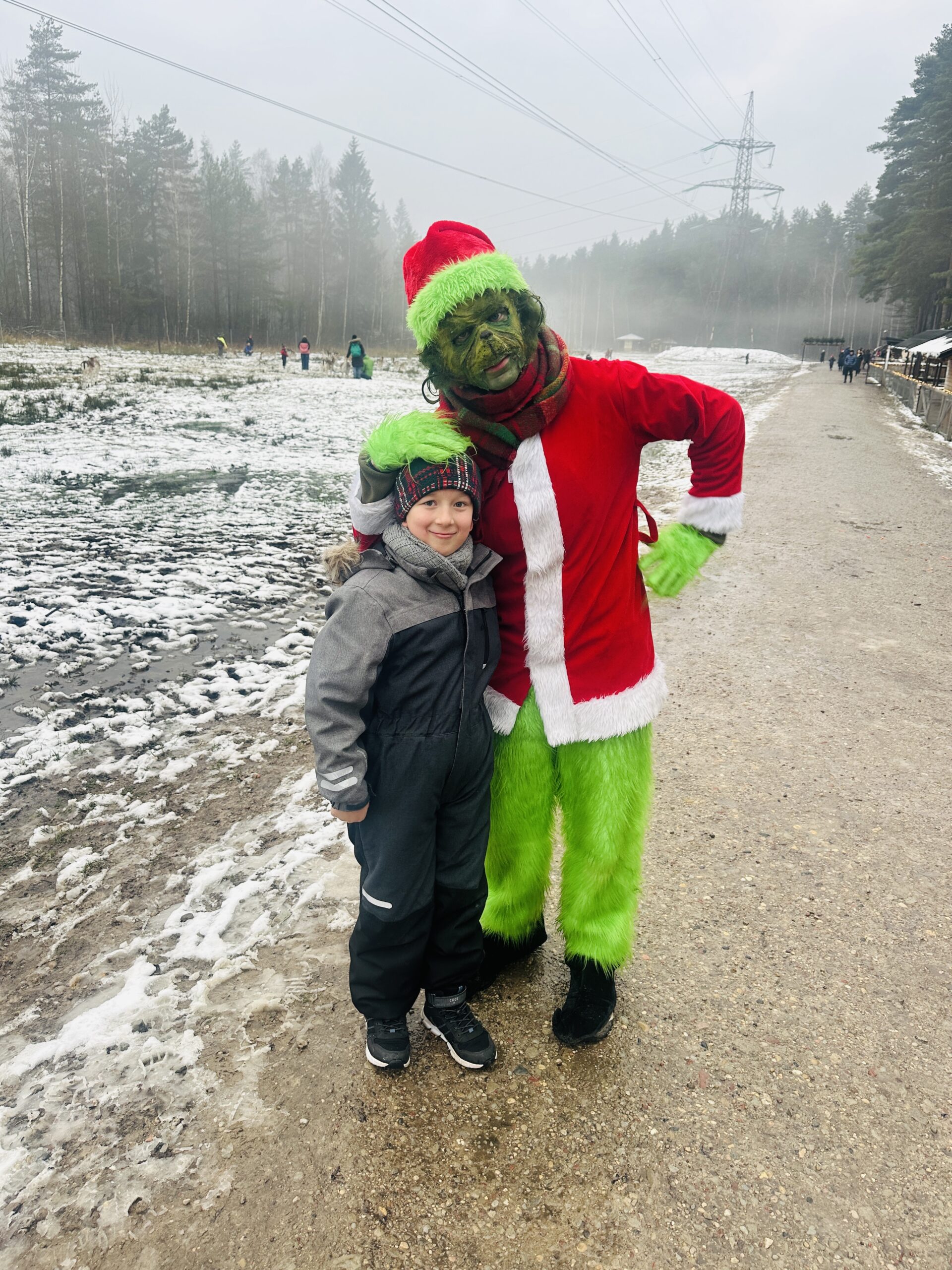 Magiškos Kalėdos Perlinių danielių parke