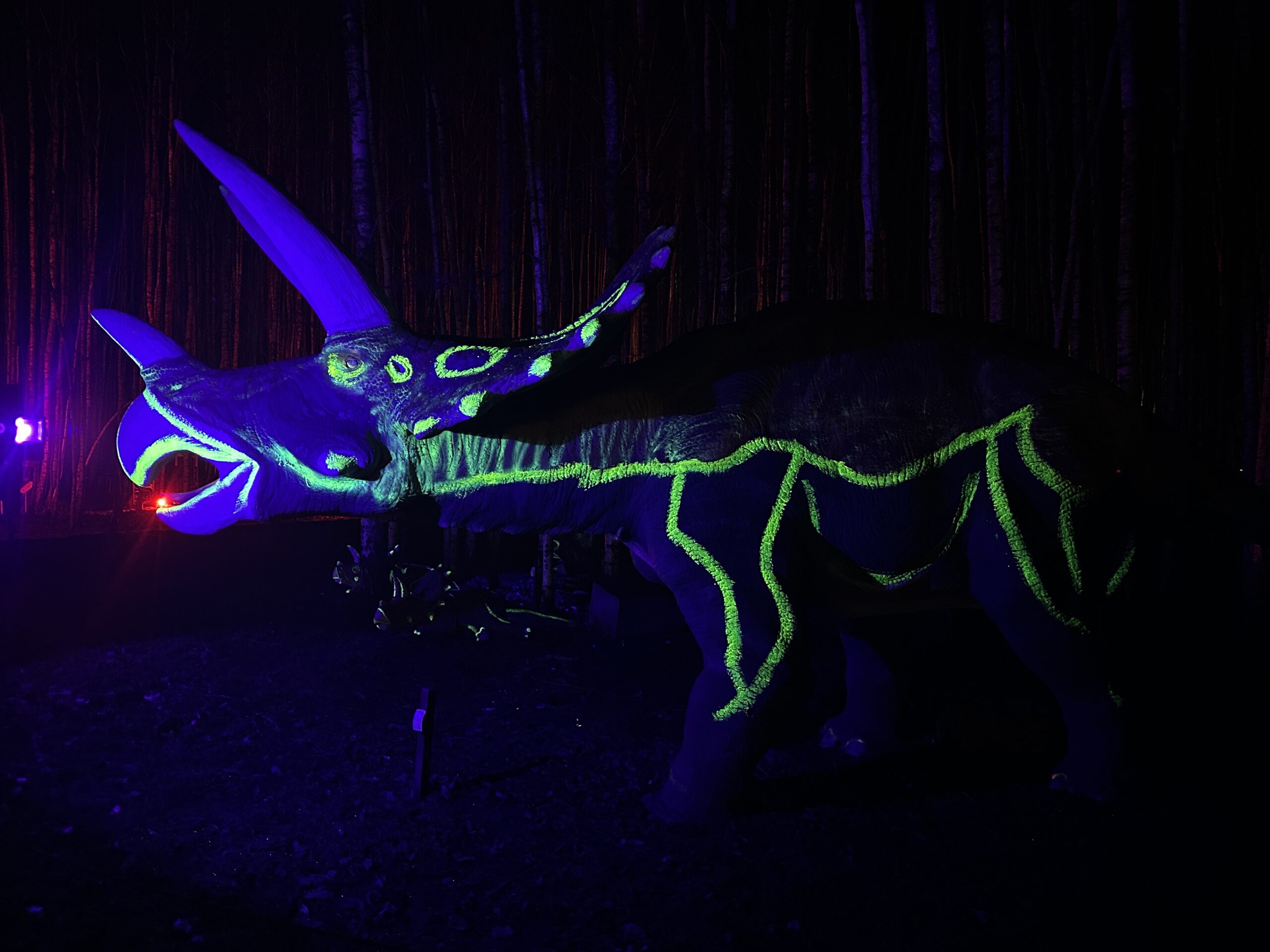 Švytinčių dinozaurų marija