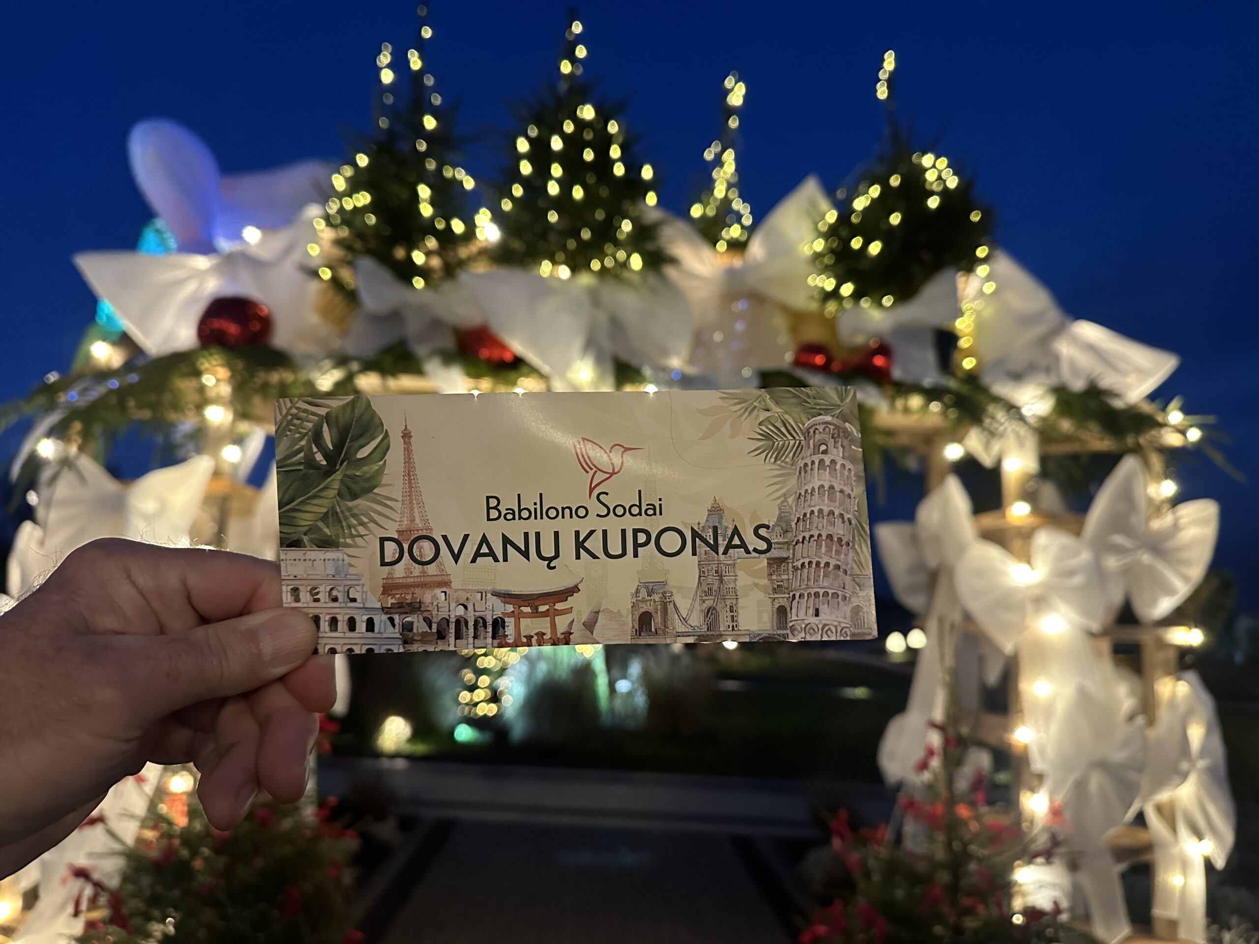 Babilono sodų kuponas