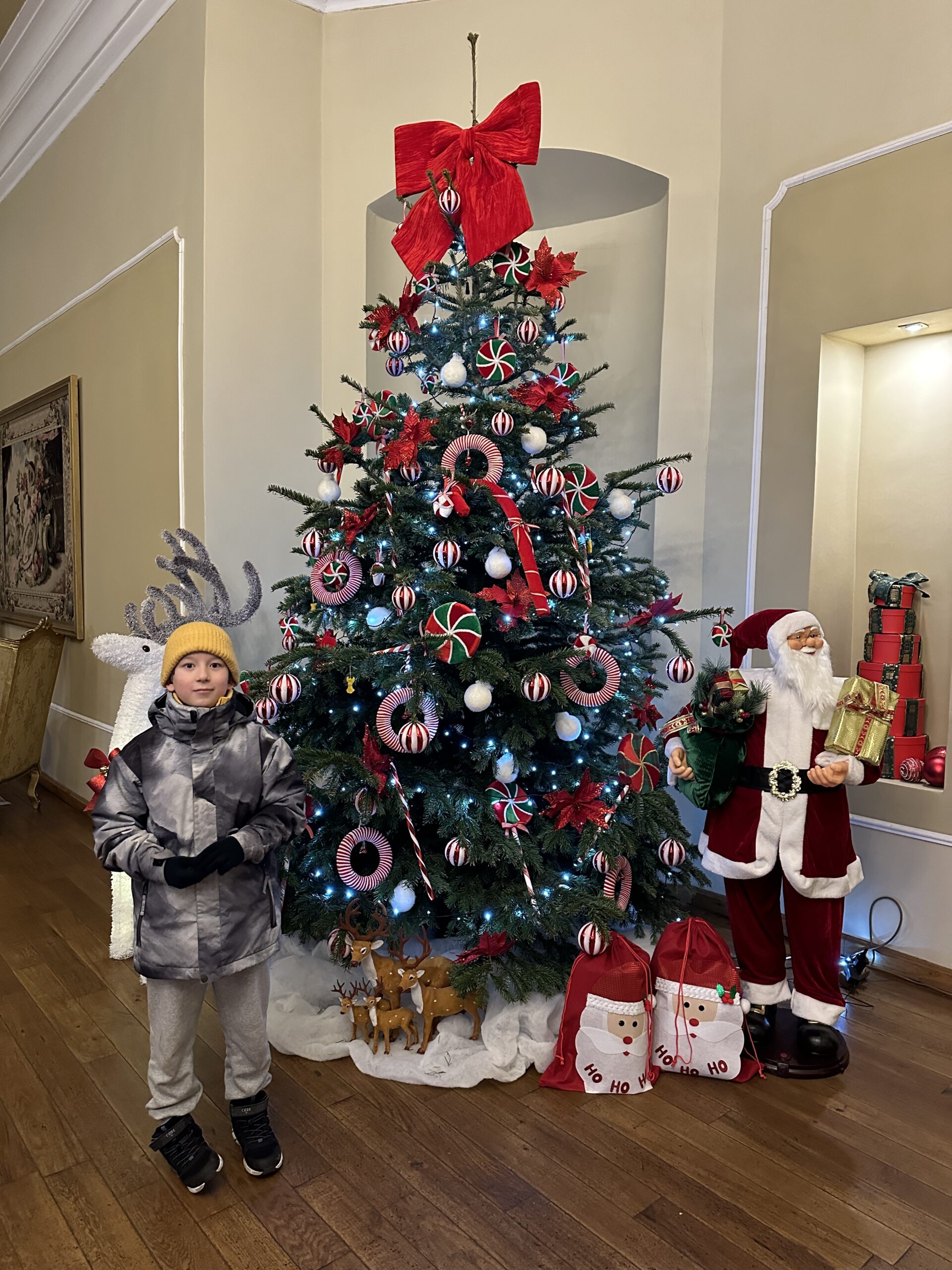 Šventiškai pasipuošęs Taujėnų dvaras