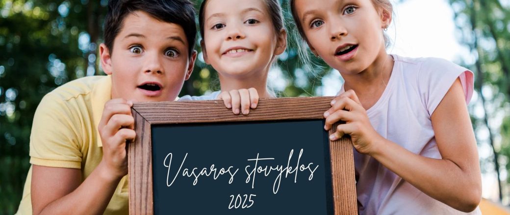 Vasaros stovyklos vaikams 2025