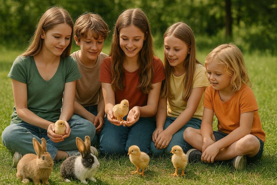 Unikali viščiukų terapinė edukacija vaikams