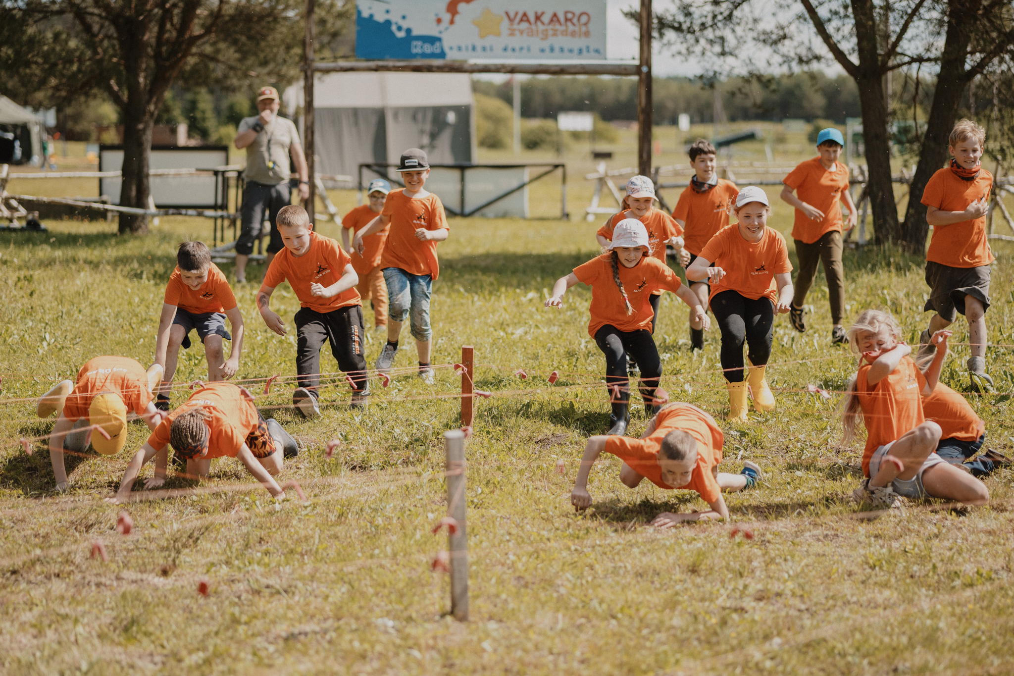 Vasaros stovyklos gamtoje