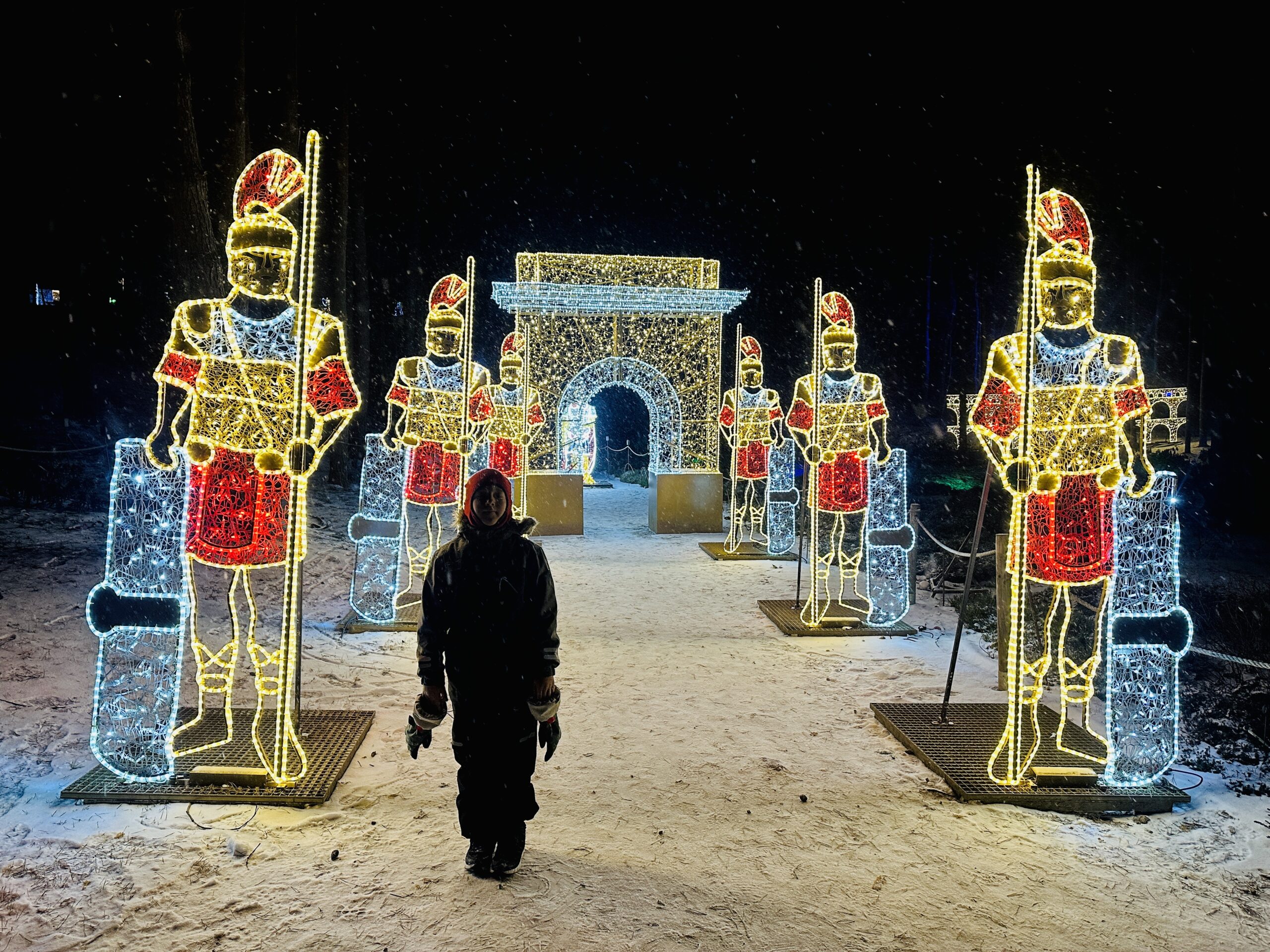 Lumina parkas su vaikais