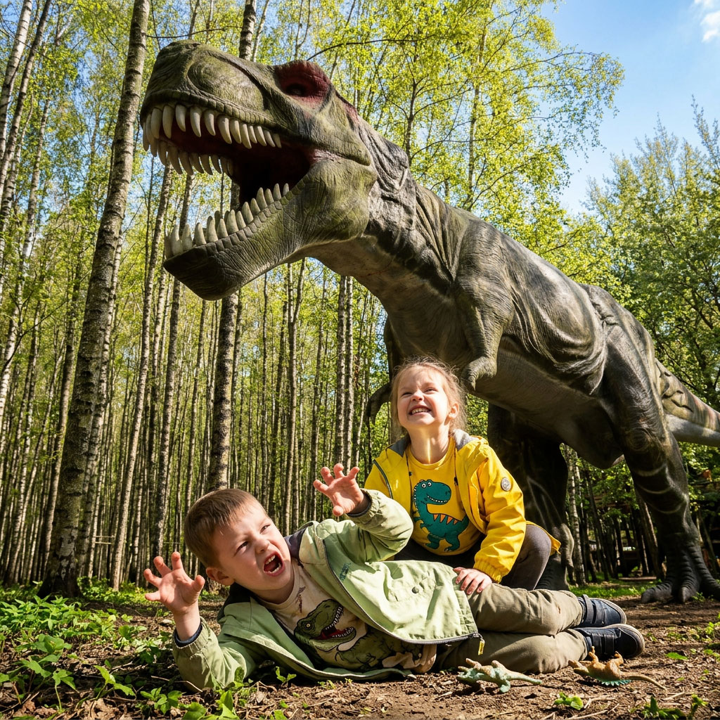 Atsidaro didžiausias dinozaurų parkas Lietuvoje