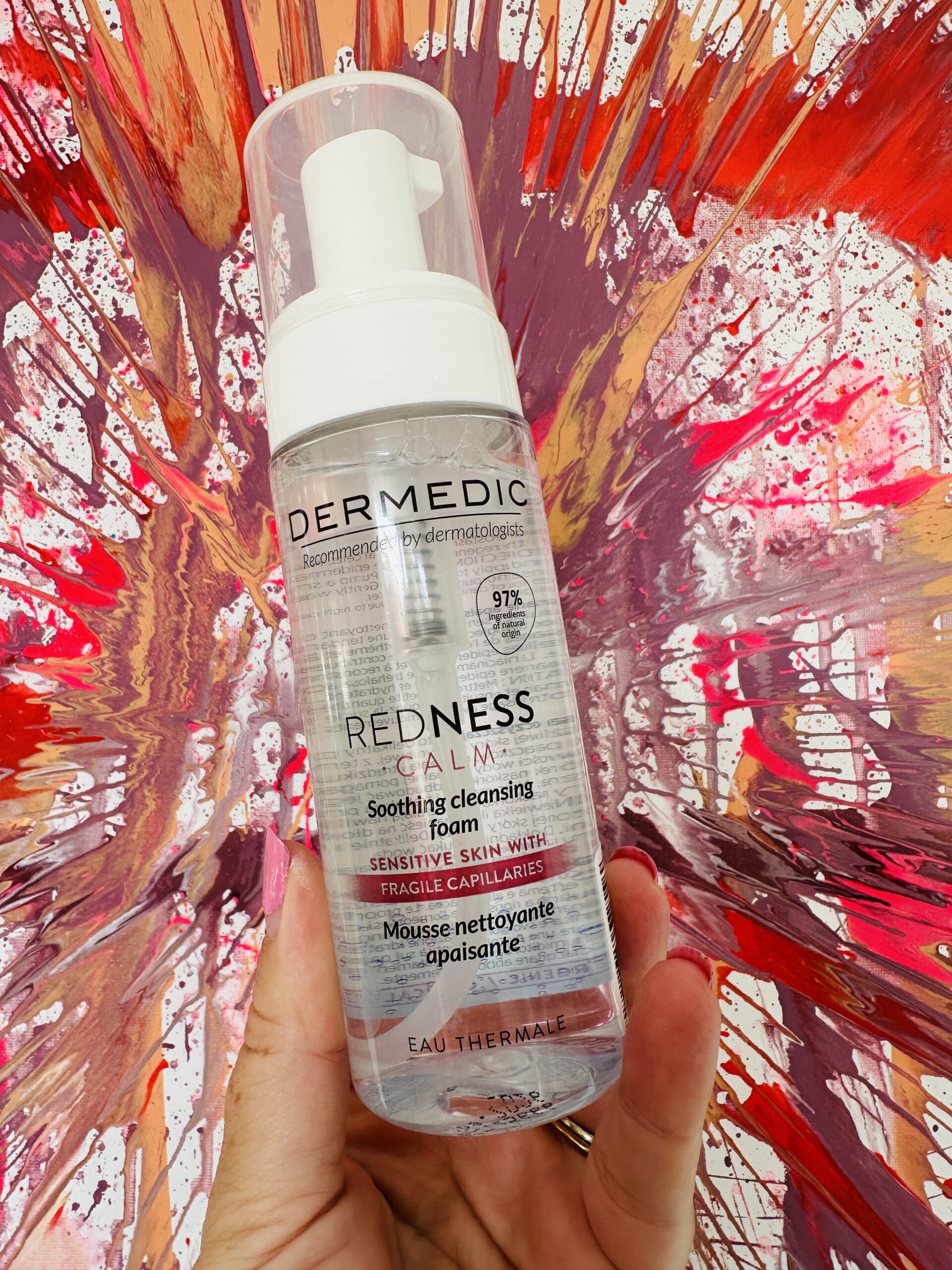 Dermedic Redness Raminančios valomosios putos