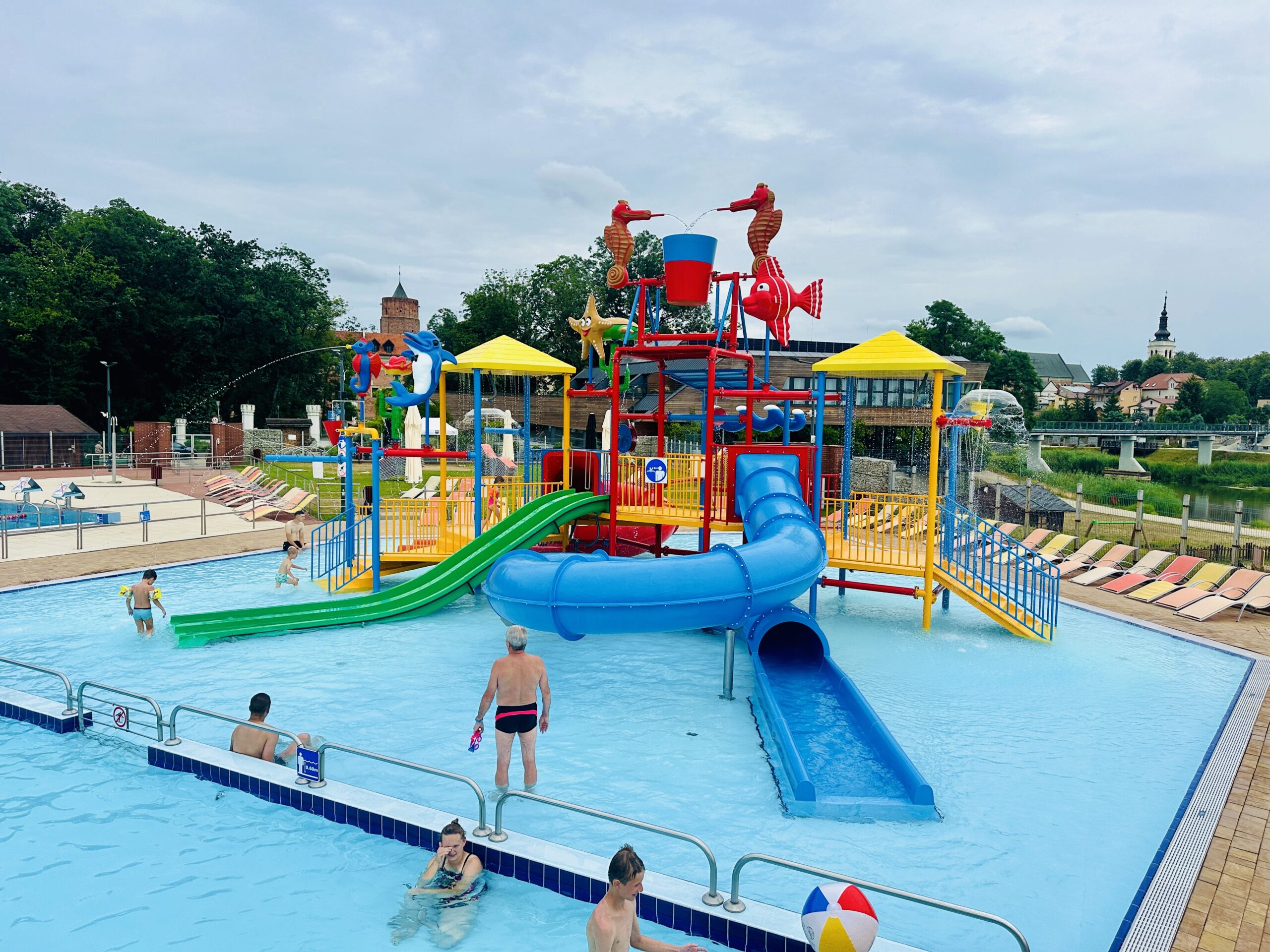 Vaikai nenorėjo išlipti iš vandens: mūsų diena Termy Uniejów“