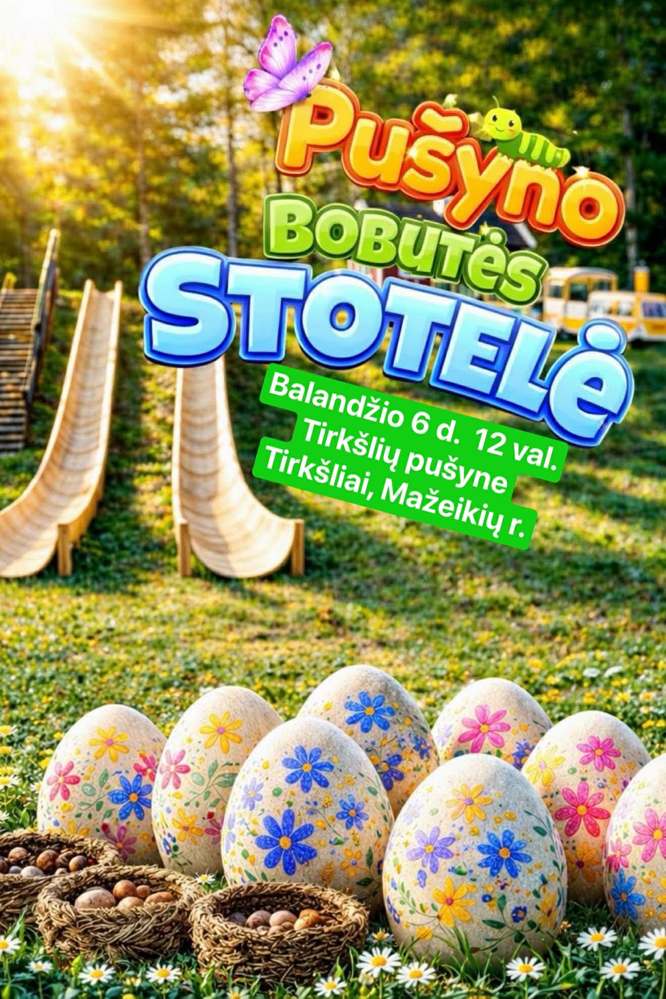  Velykos Tirkšliuose 2026. Velykiniai renginiai Lietuvoje