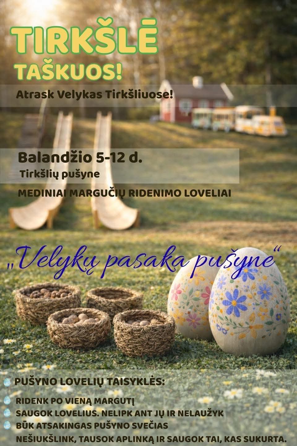 Velykos Tirkšliuose 2026. Velykiniai renginiai Lietuvoje