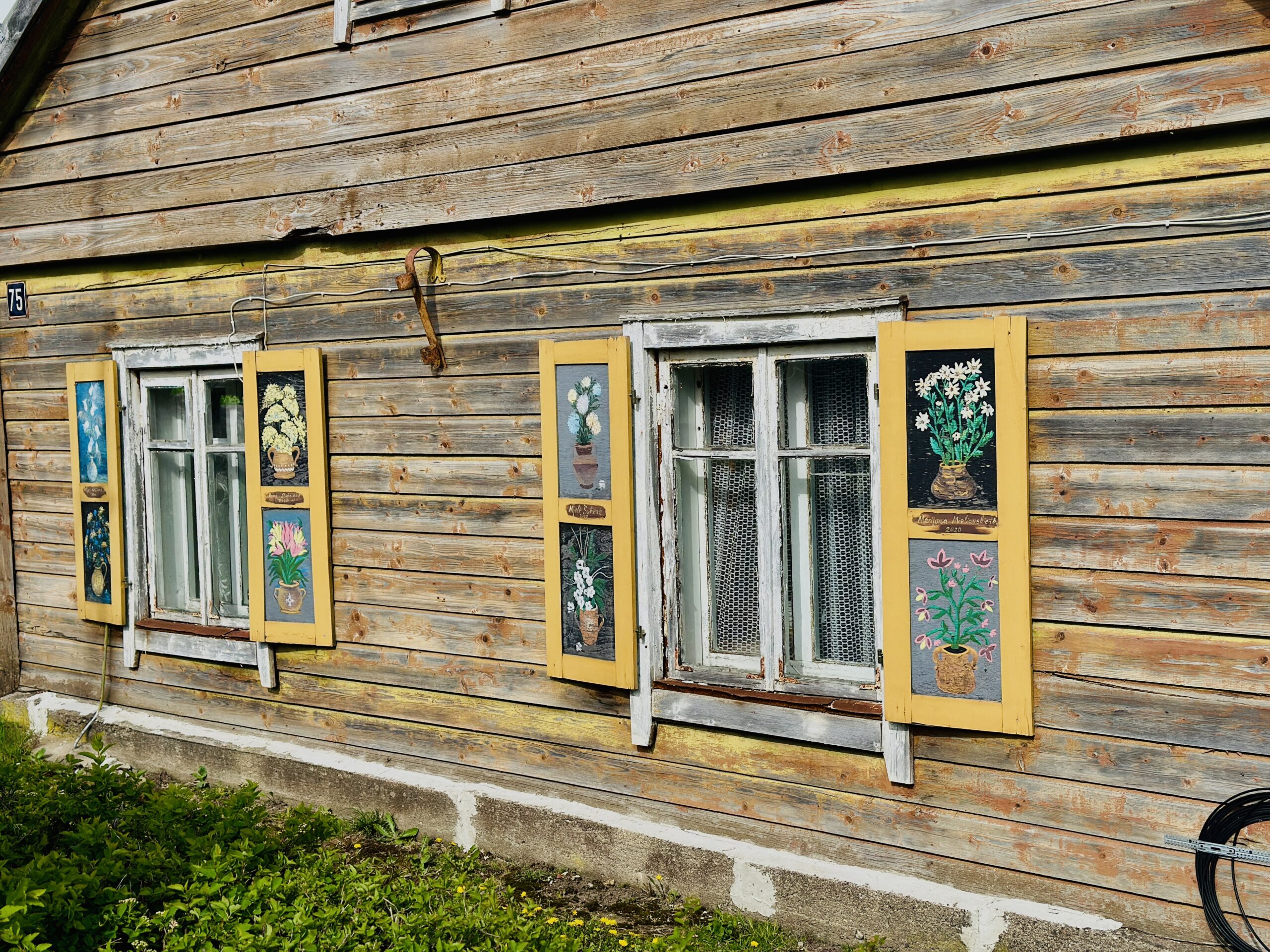 Tapytų langinių gatvė Rokiškyje