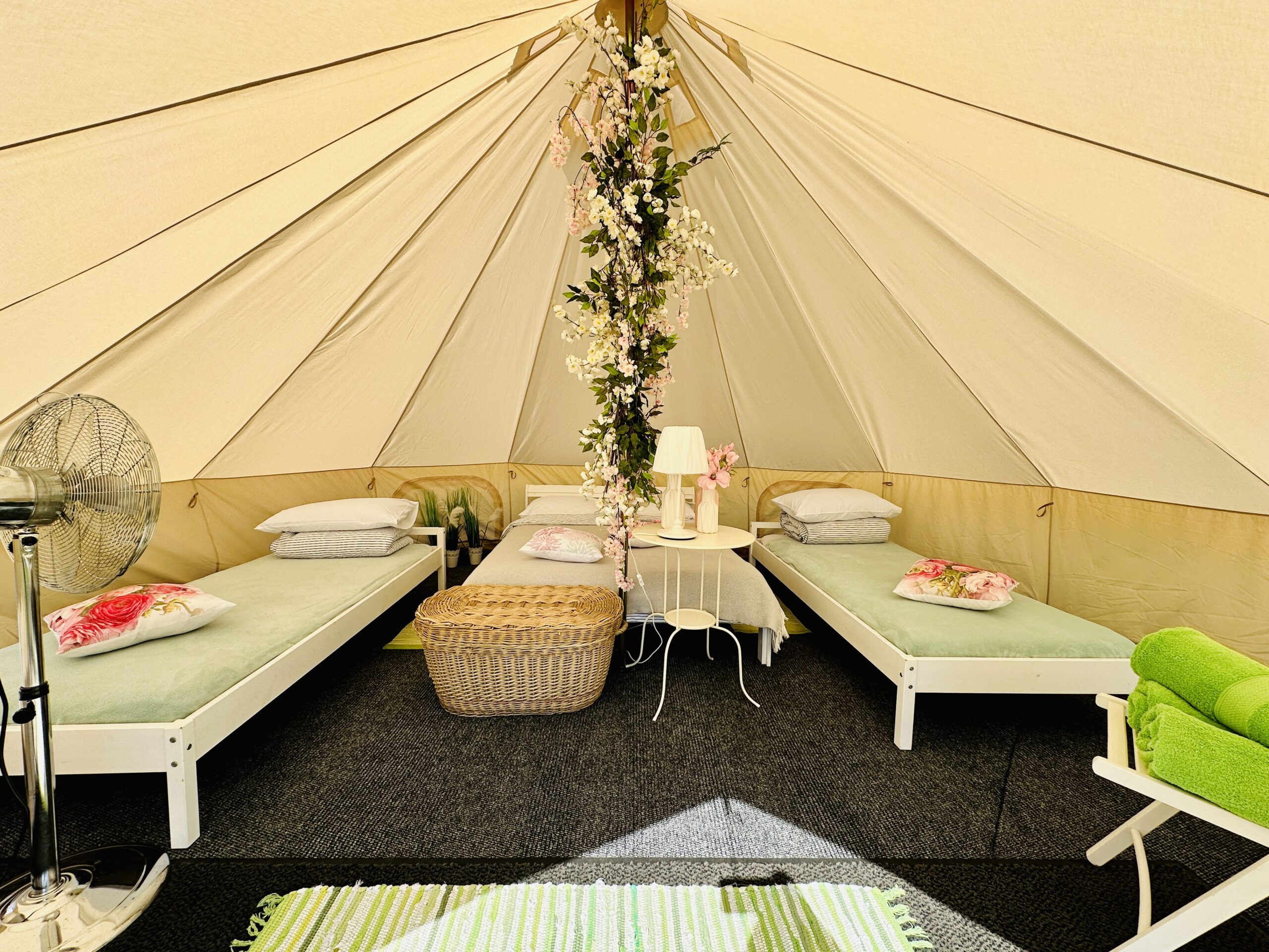 Glamping palapinės šeimoms
