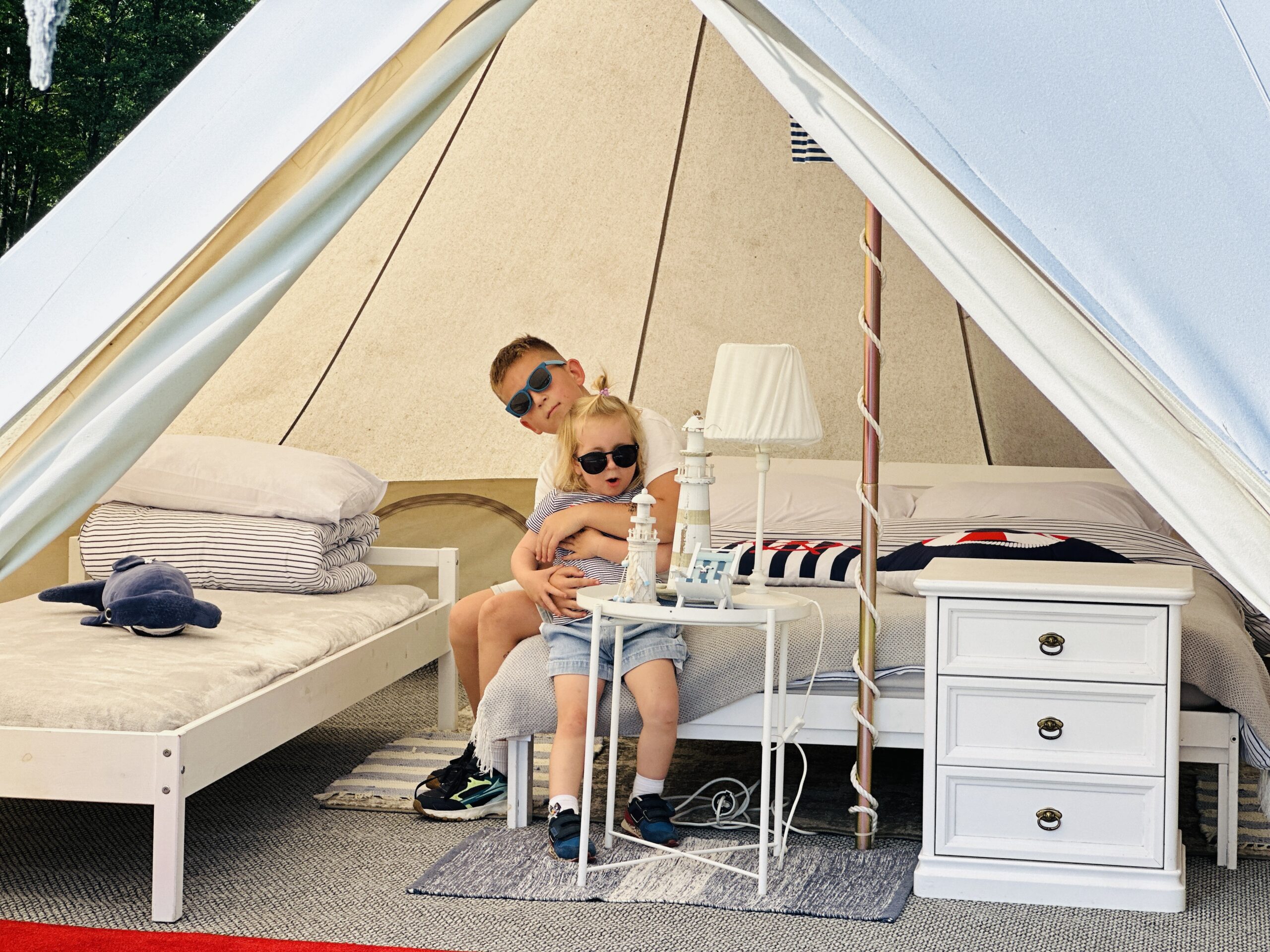 Glamping su vaikais Lietuvoje
