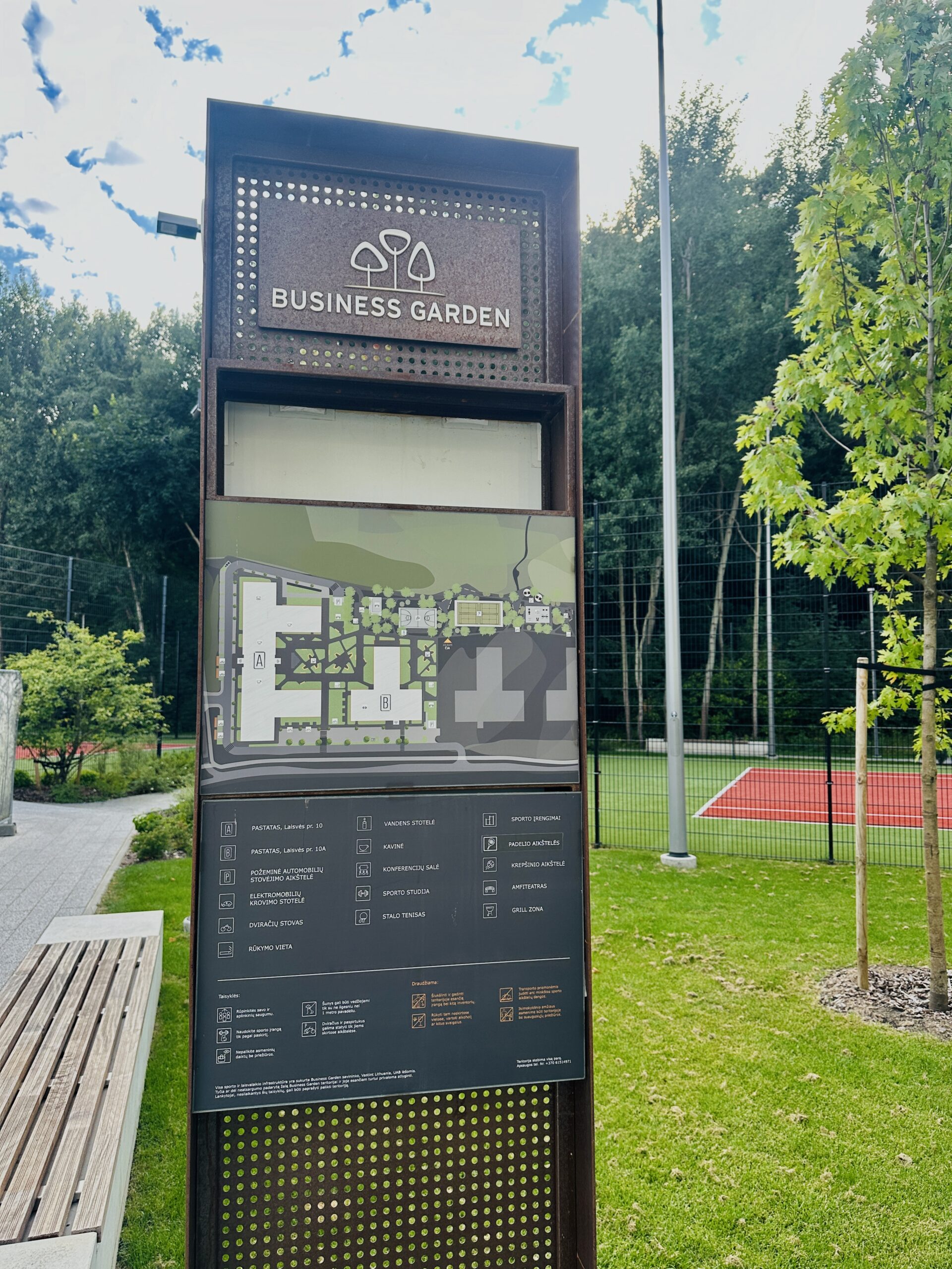 Business Garden laisvalaikio erdvė Vilniuje
