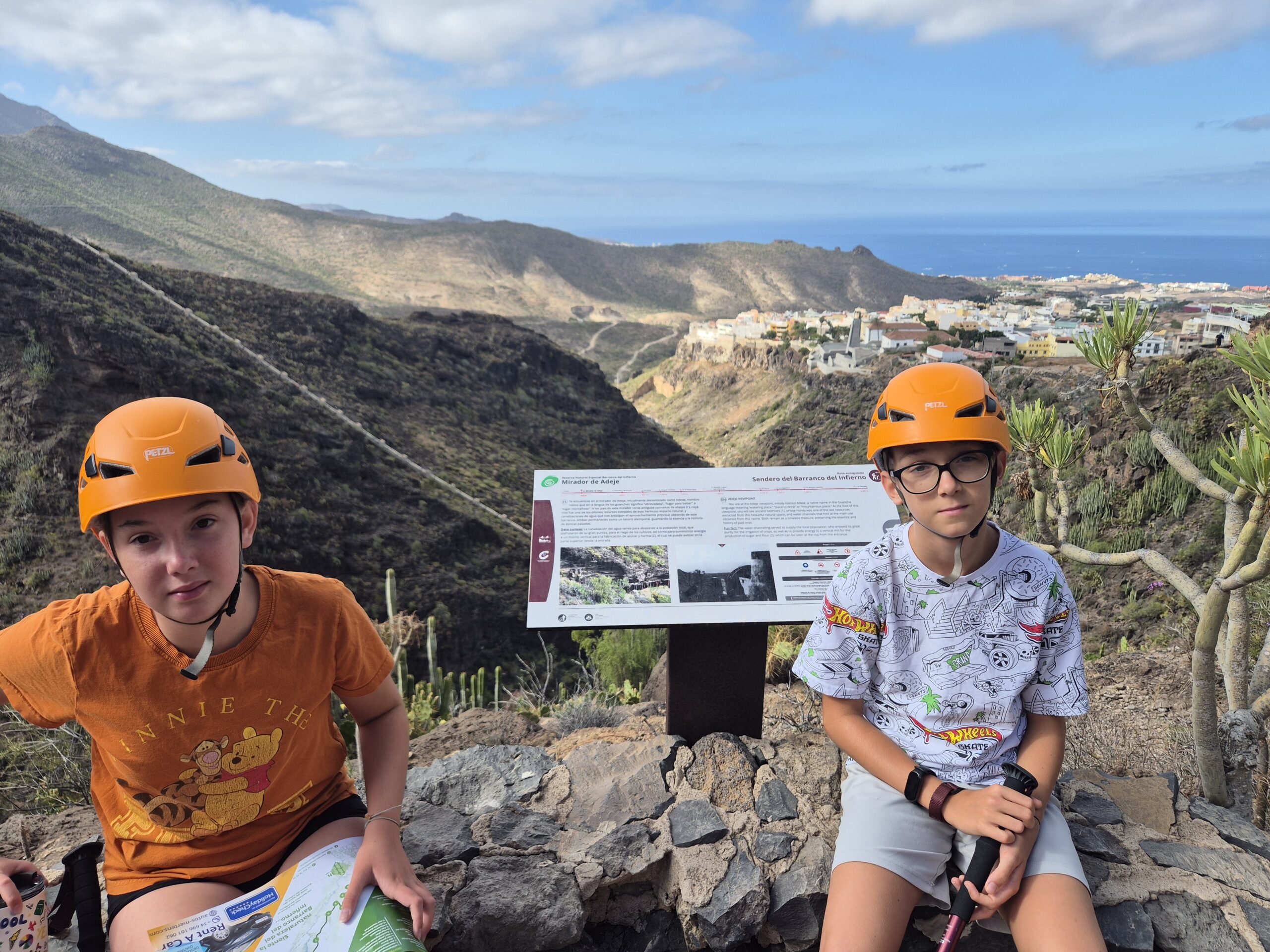 Barranco del Infierno su vaikais