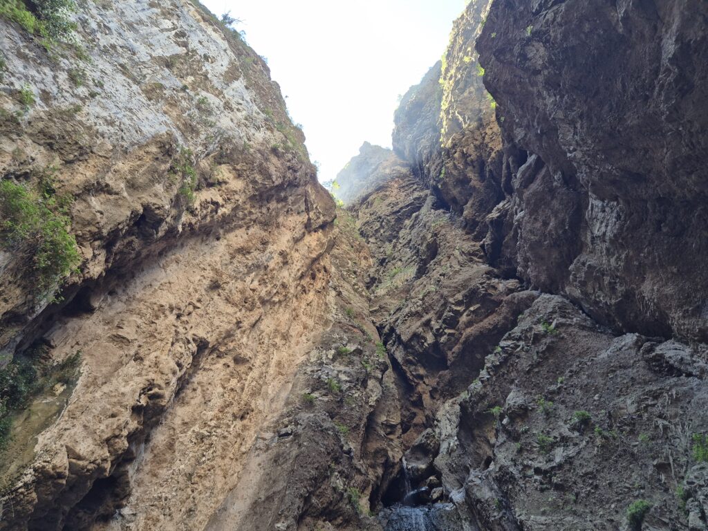 Barranco del Infierno pietų Tenerifėje: žygis Pragaro tarpekliu iki įspūdingo krioklio