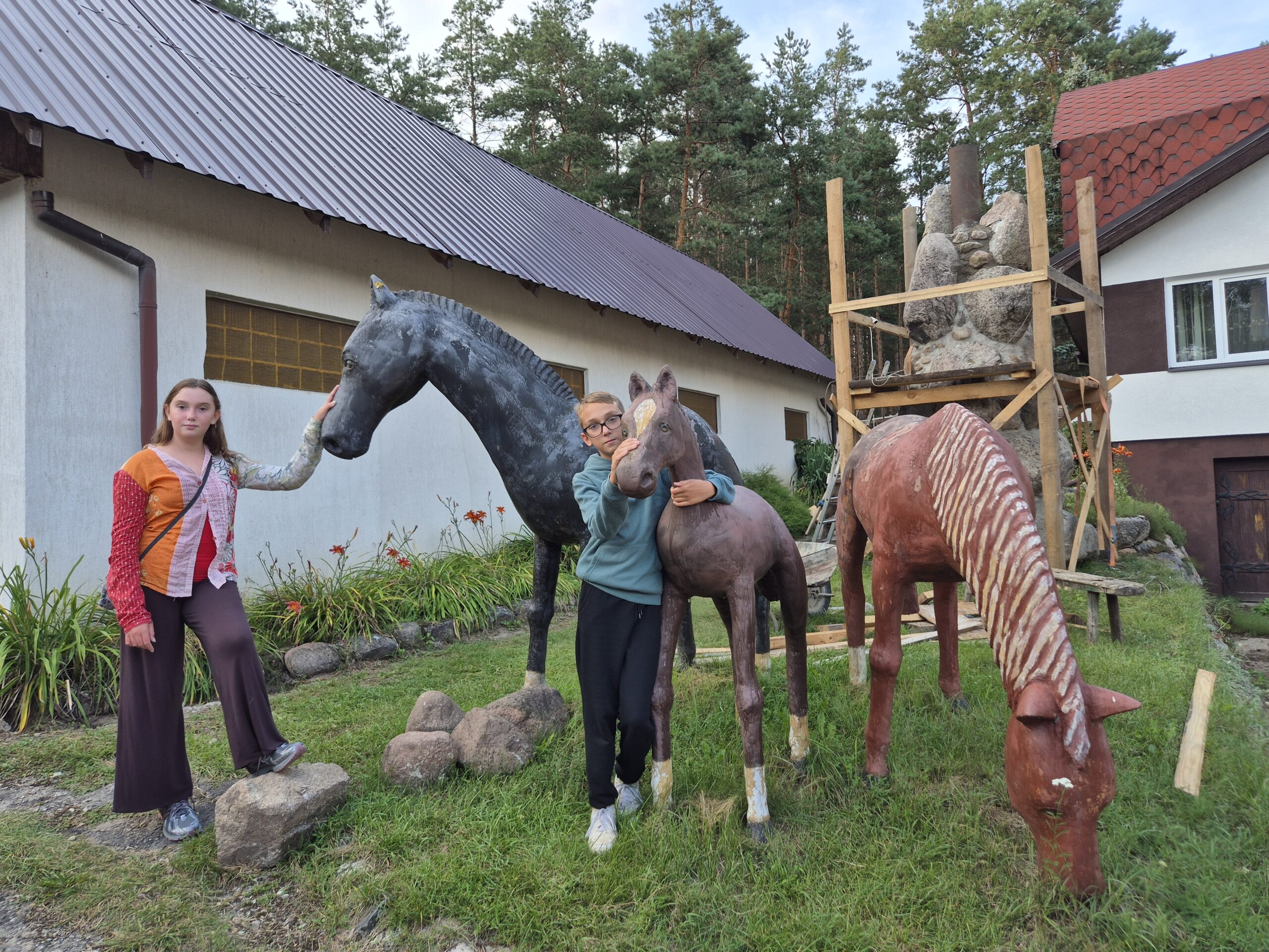 Parkas netoli Druskininkų su vaikais
