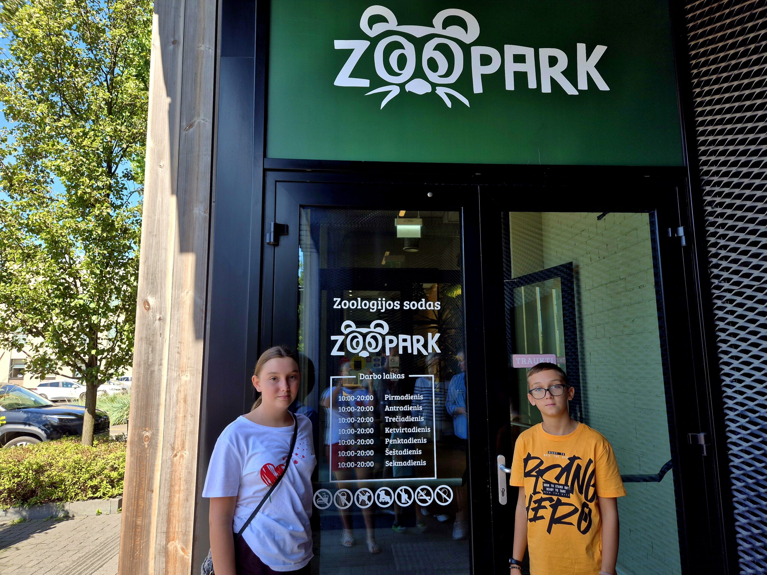 Zoopark Vilnius su vyresniais vaikais