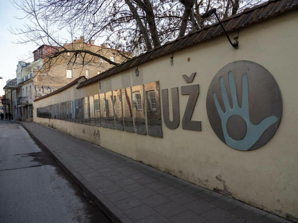 Užupio konstitucija (A. Pavelko nuotr.)