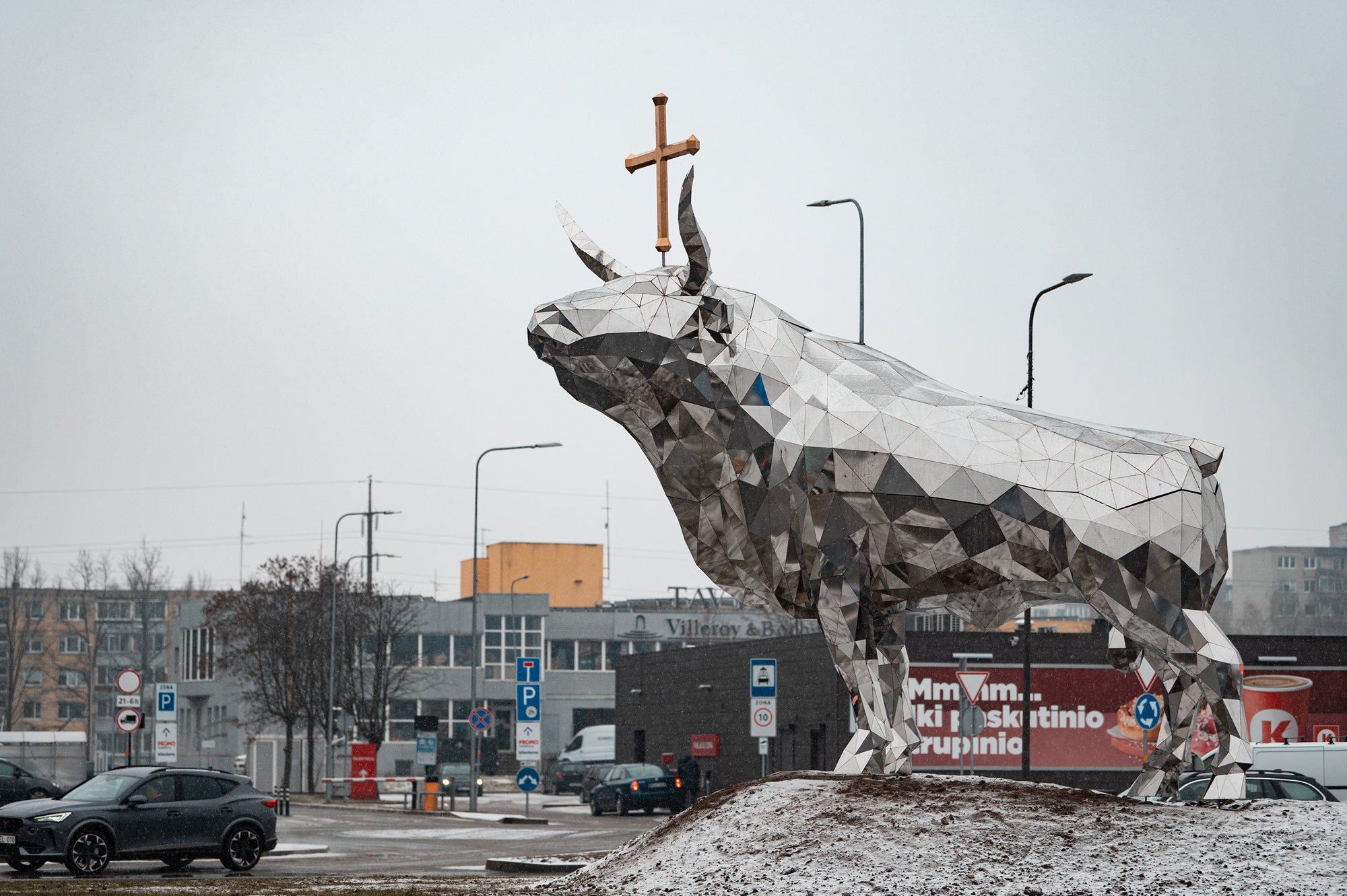 Skulptūra „Tauras“ Kaune (nuotr. Kauno miesto sav.)