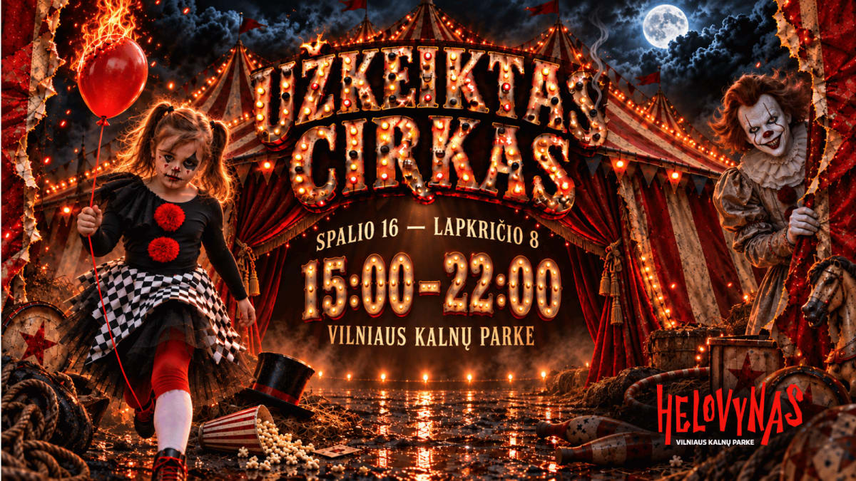 ​Helovynas Kalnų parke Vilniuje: Užkeiktas cirkas