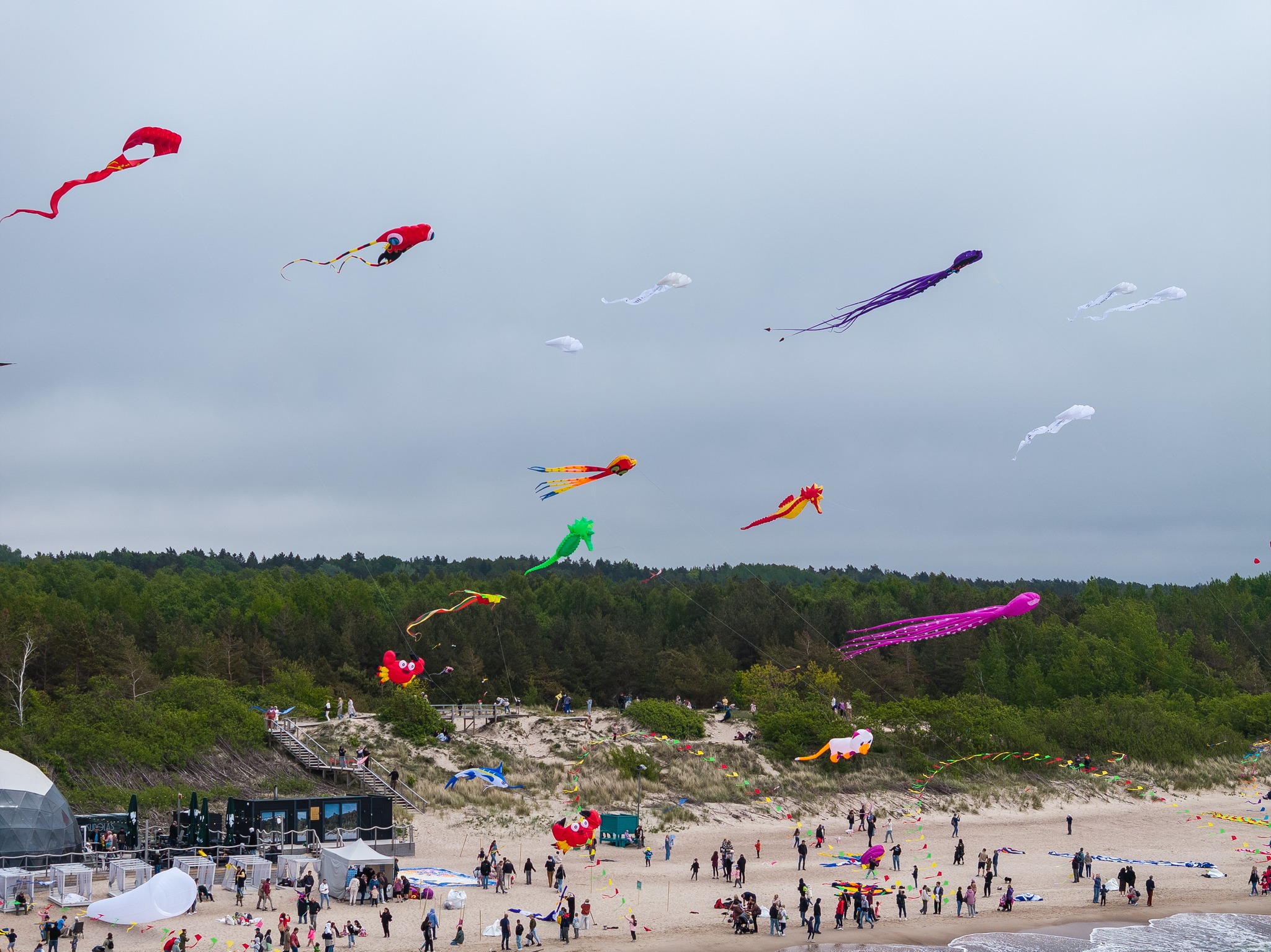 Aitvarų festivalis „Vėjų vėjai“ Klaipėdoje (Klaipėdos šventės nuotr.)