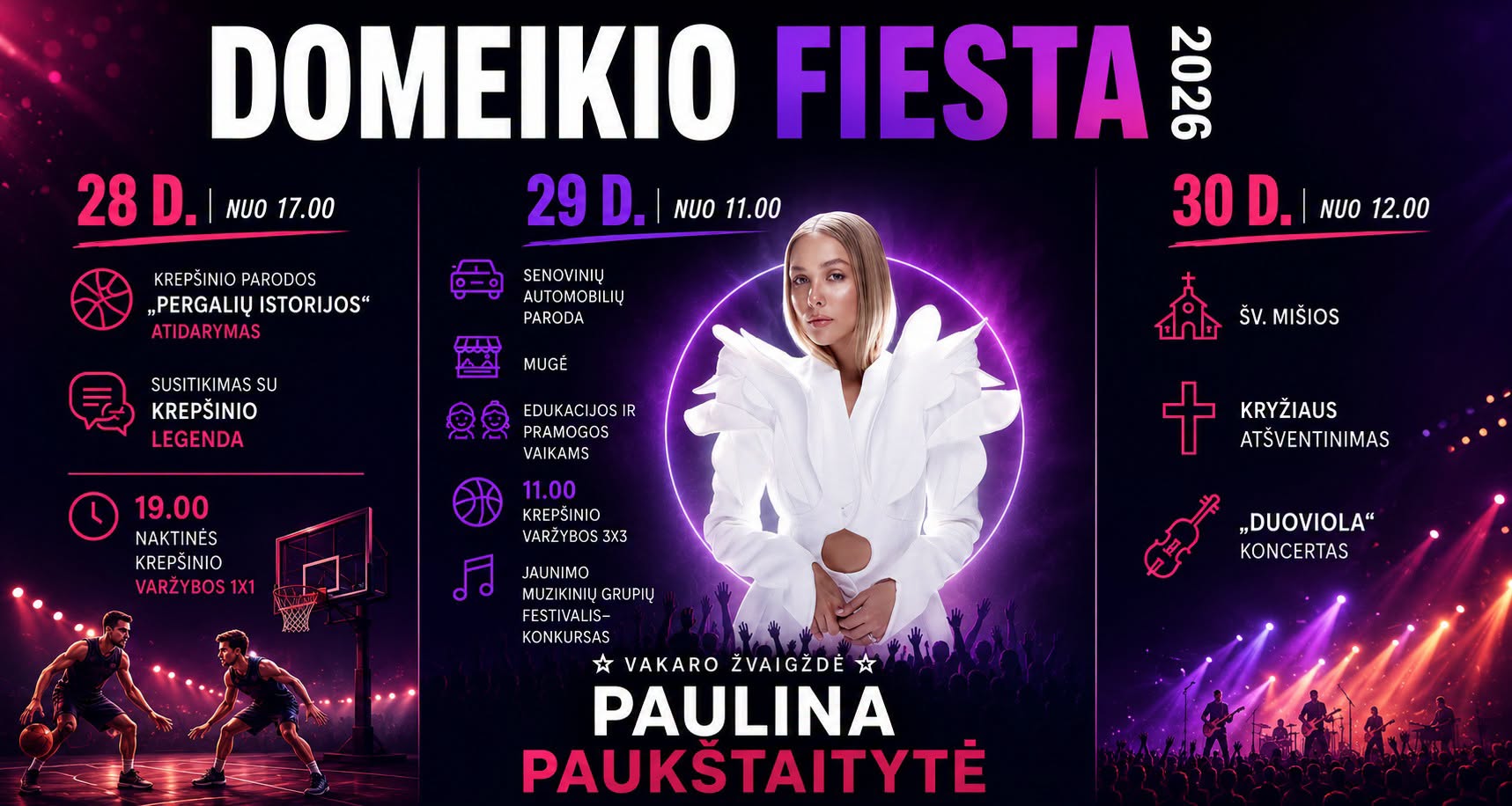 Domeikio fiesta 2026 Domeikavoje