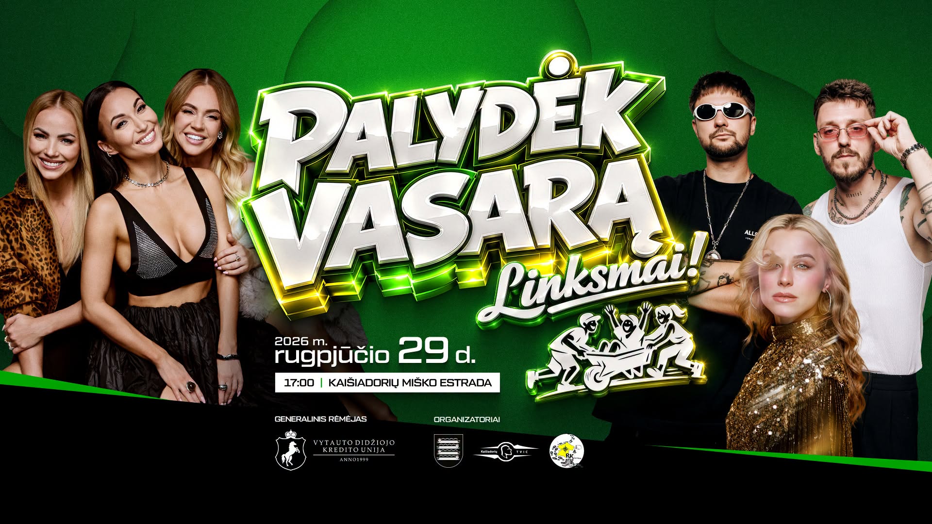 Renginys „Palydėk vasarą linksmai“ Kaišiadoryse