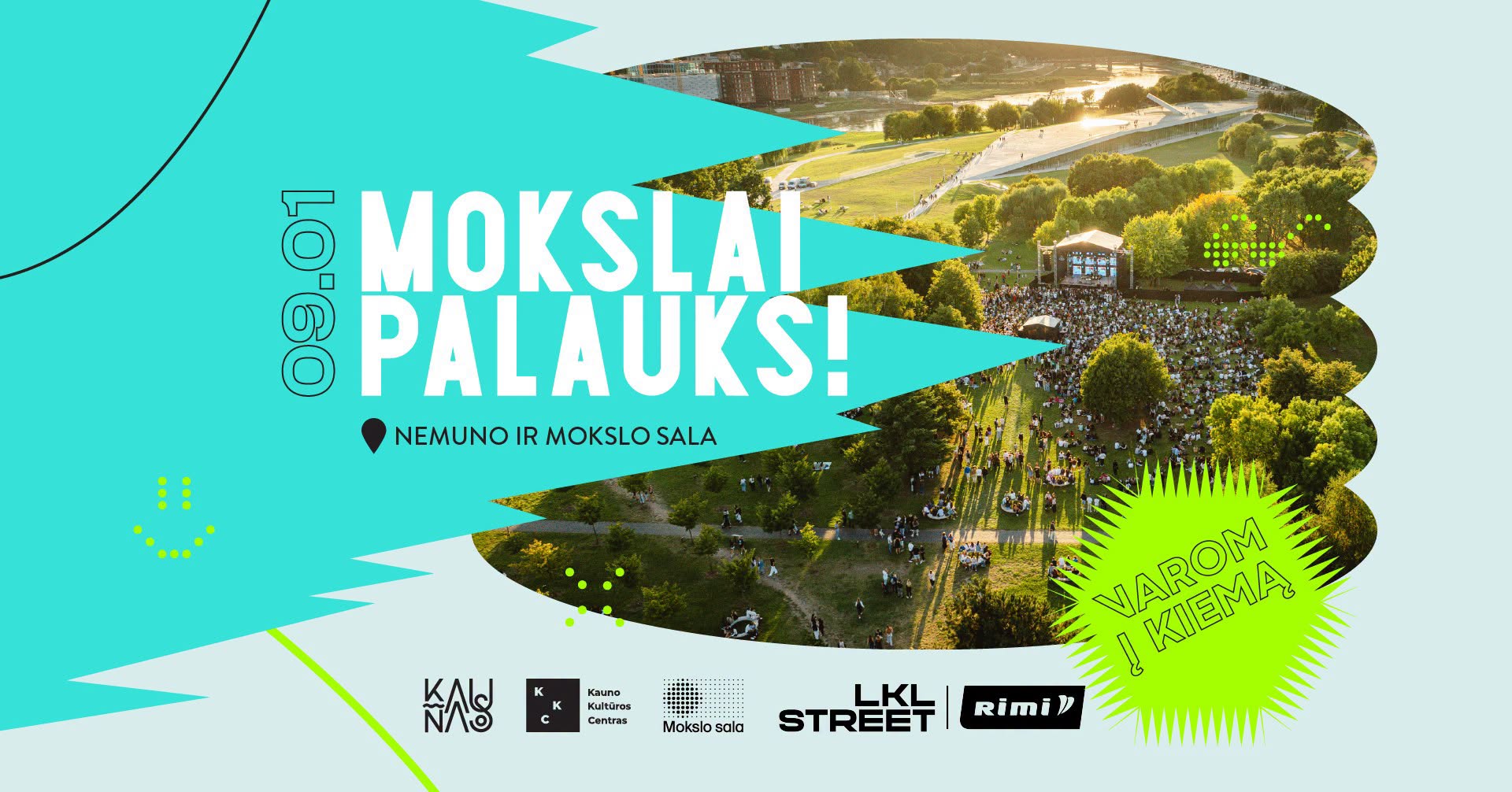 Rugsėjo 1-oji Mokslo ir Nemuno saloje: „Mokslai palauks! Varom į kiemą“