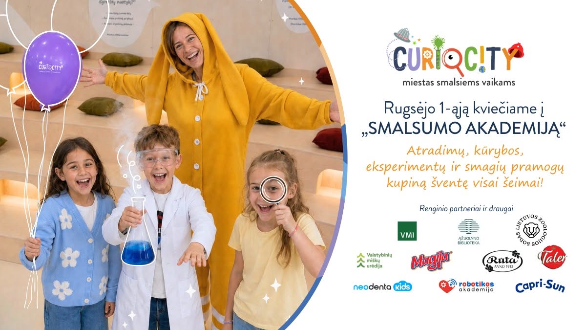 Rugsėjo 1-oji CurioCity 2026